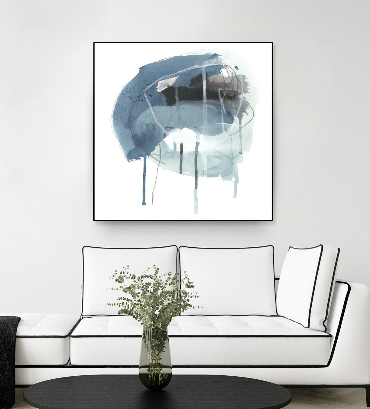 Incidental Indigo IV by June Erica Vess on GIANT ART - blue abstract