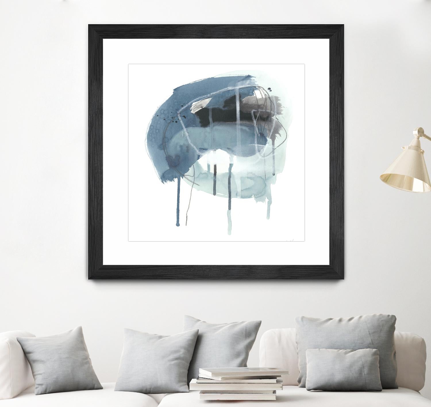 Incidental Indigo IV by June Erica Vess on GIANT ART - blue abstract