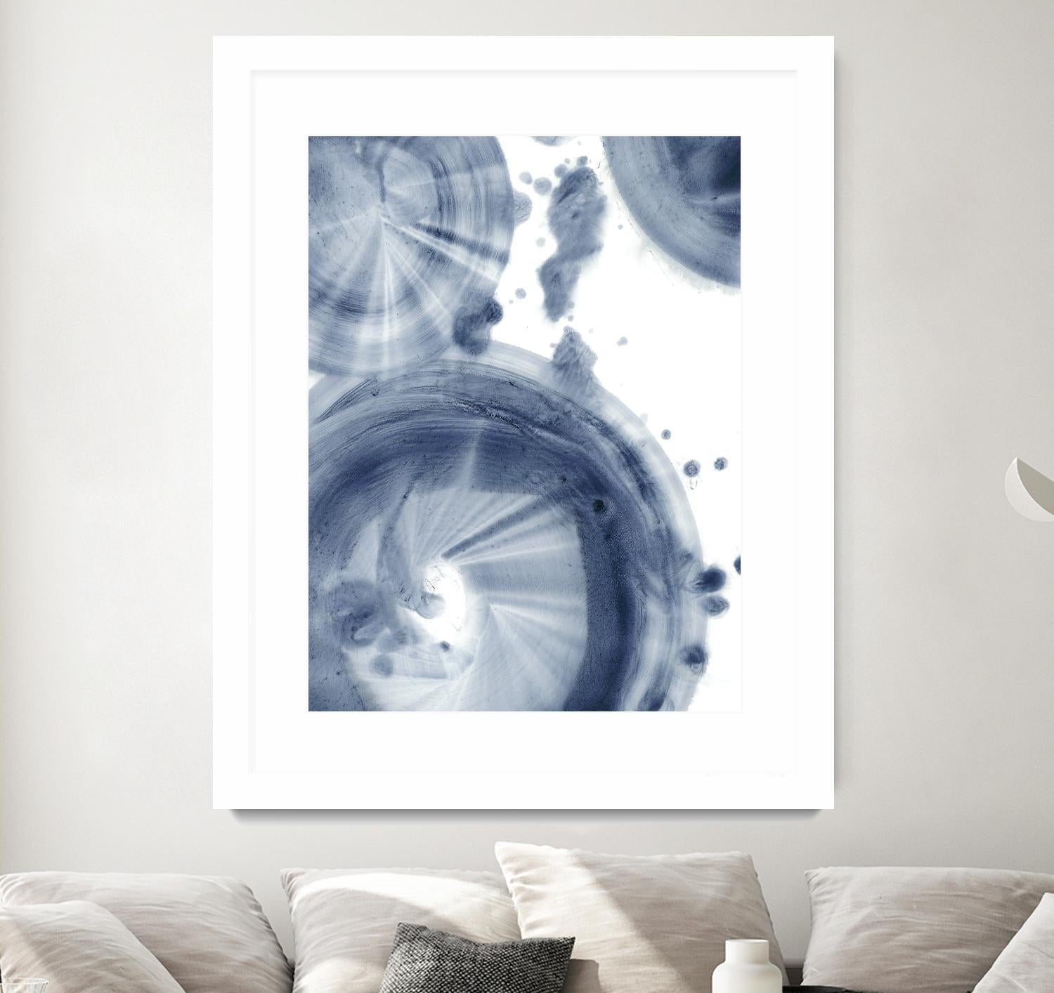 Quasars III by Ethan Harper on GIANT ART - blue abstract