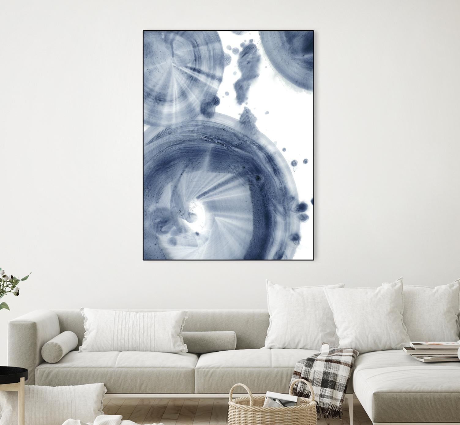 Quasars III by Ethan Harper on GIANT ART - blue abstract