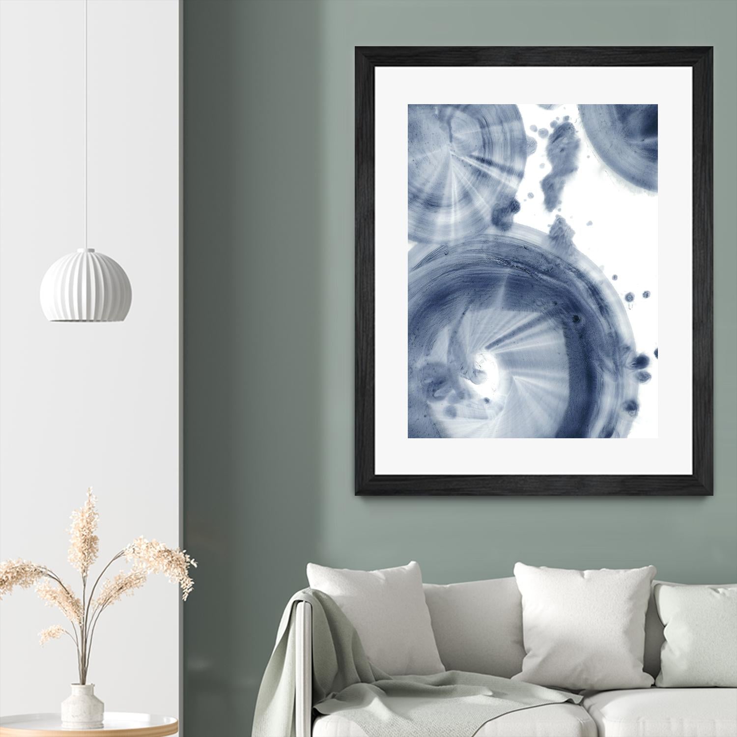 Quasars III by Ethan Harper on GIANT ART - blue abstract