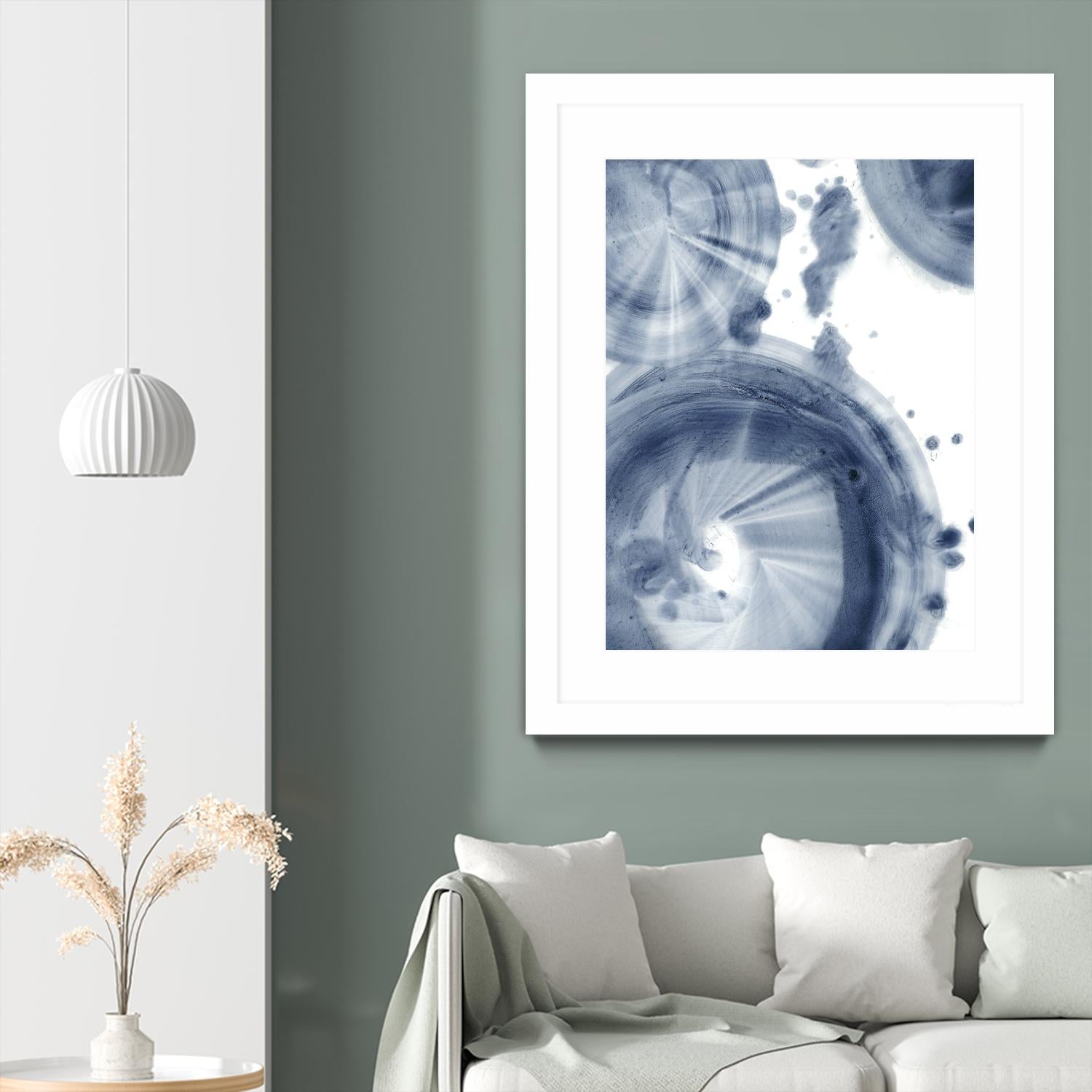 Quasars III by Ethan Harper on GIANT ART - blue abstract