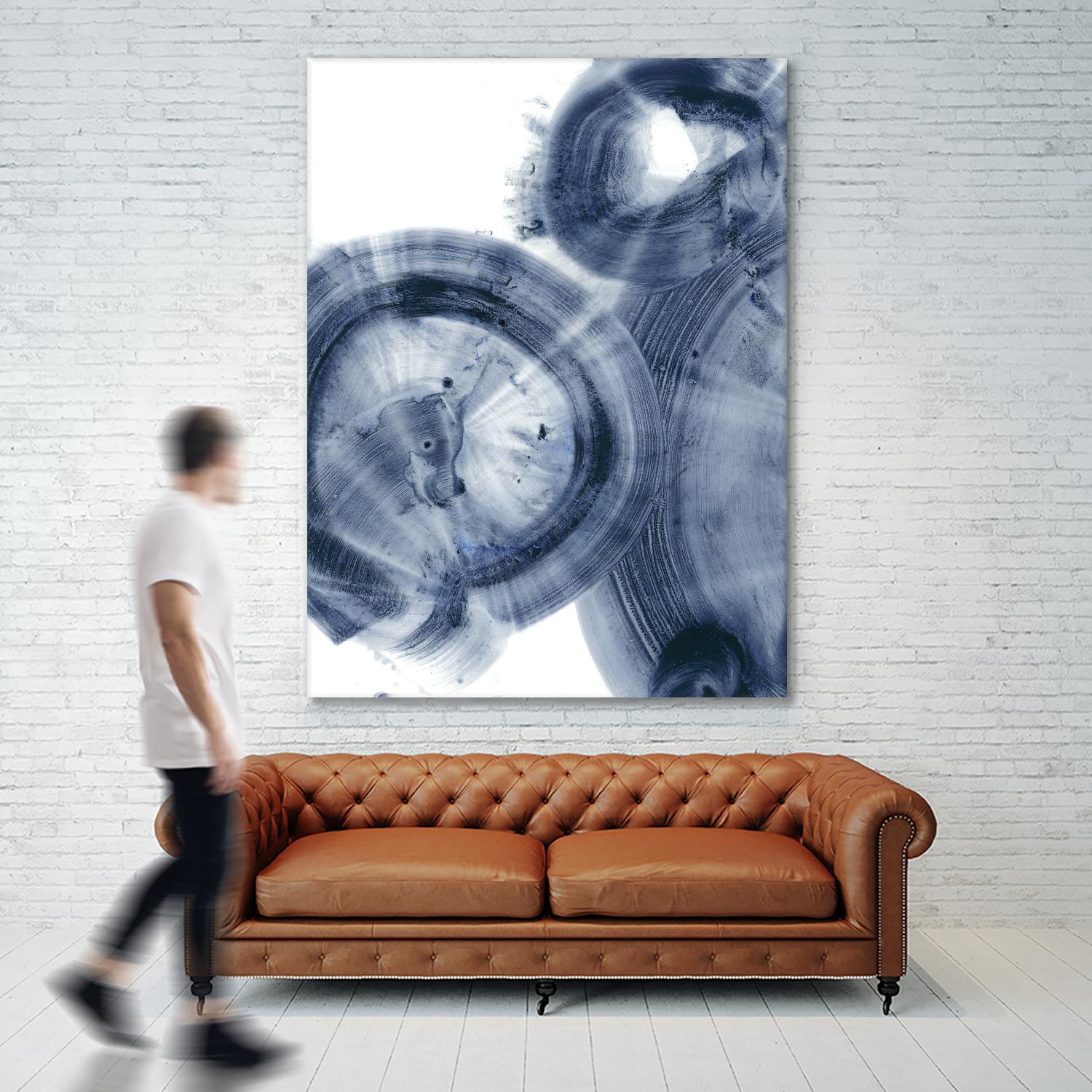 Quasars IV by Ethan Harper on GIANT ART - blue abstract