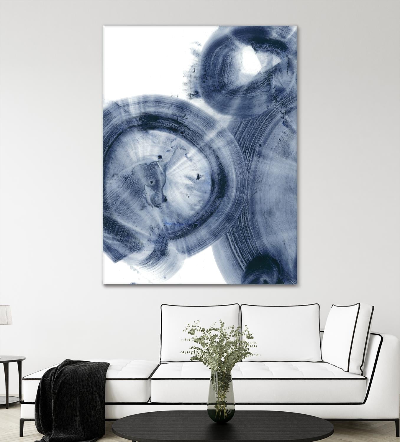 Quasars IV by Ethan Harper on GIANT ART - blue abstract