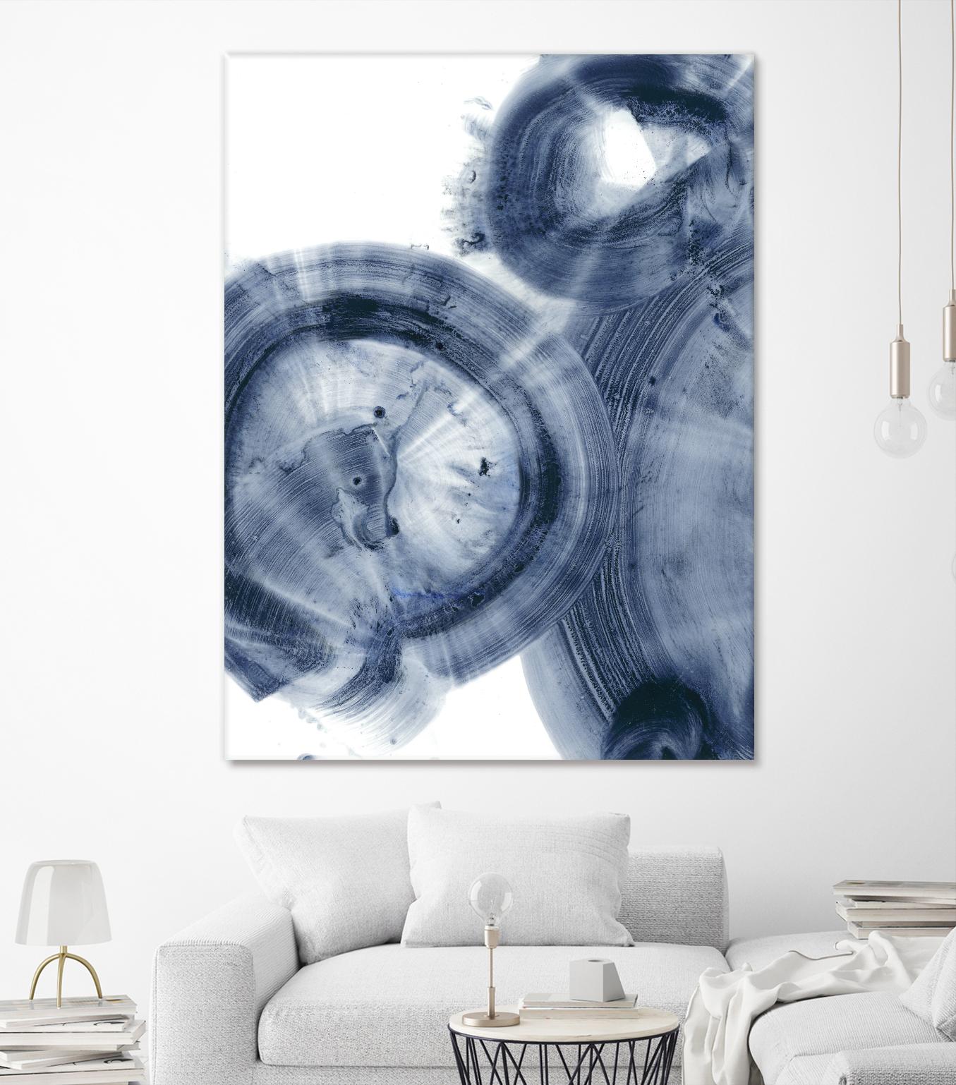 Quasars IV by Ethan Harper on GIANT ART - blue abstract