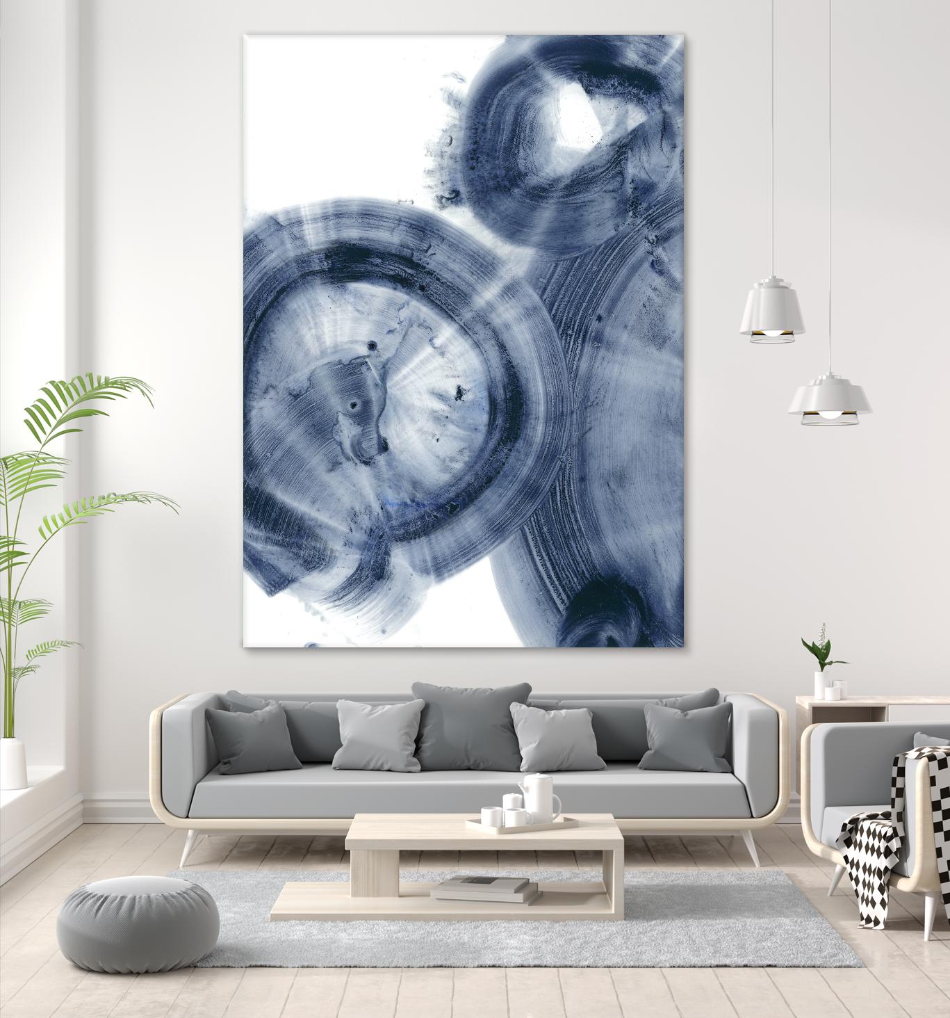 Quasars IV by Ethan Harper on GIANT ART - blue abstract