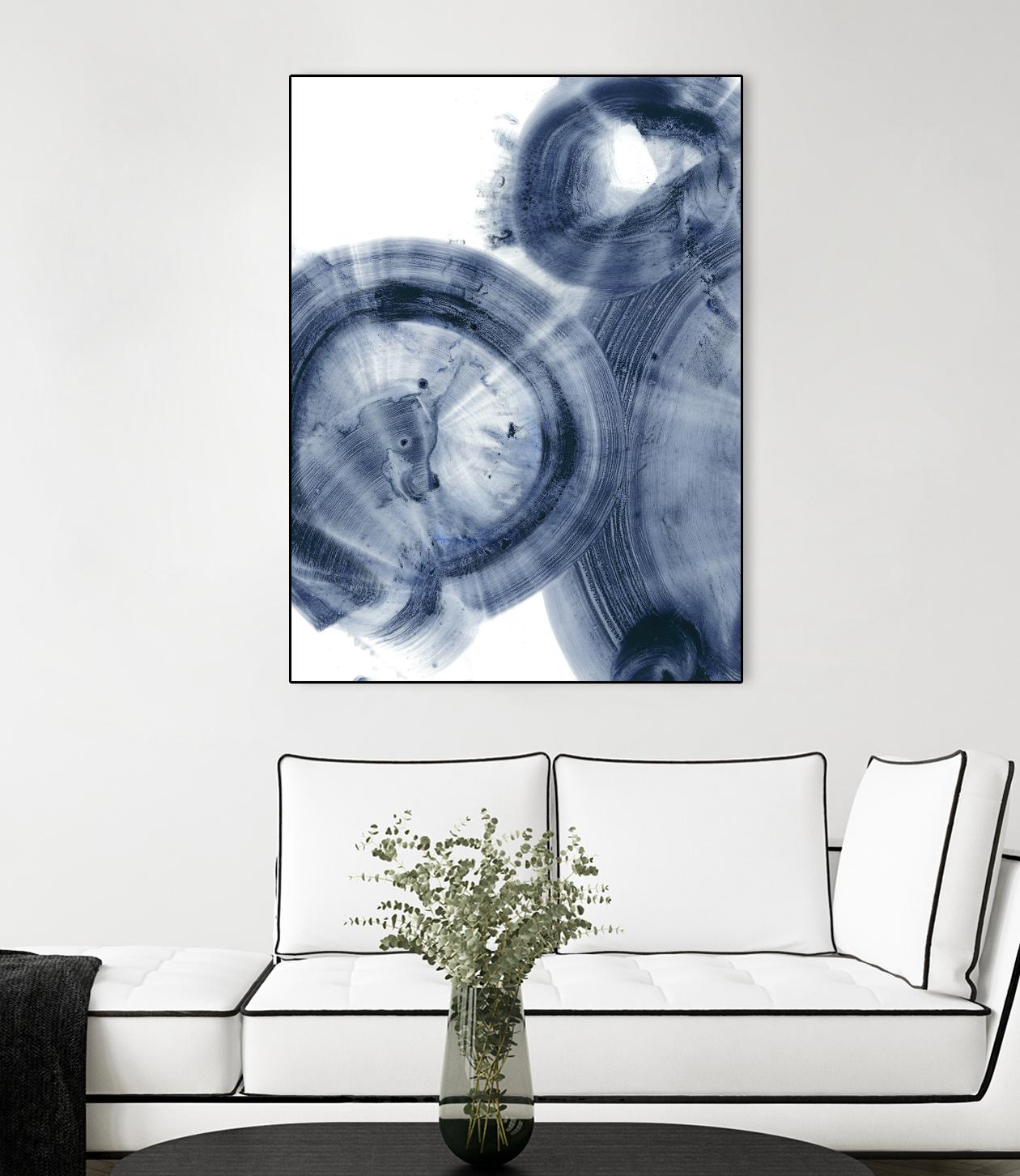 Quasars IV by Ethan Harper on GIANT ART - blue abstract