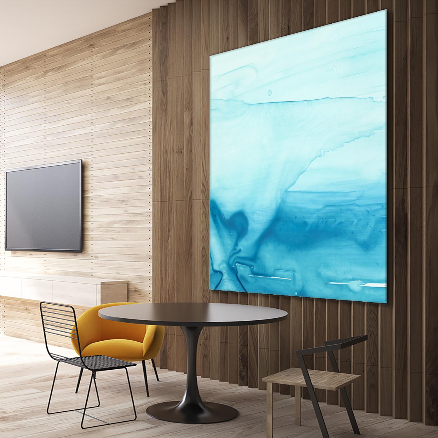 Making Waves I by Ethan Harper on GIANT ART - blue abstract