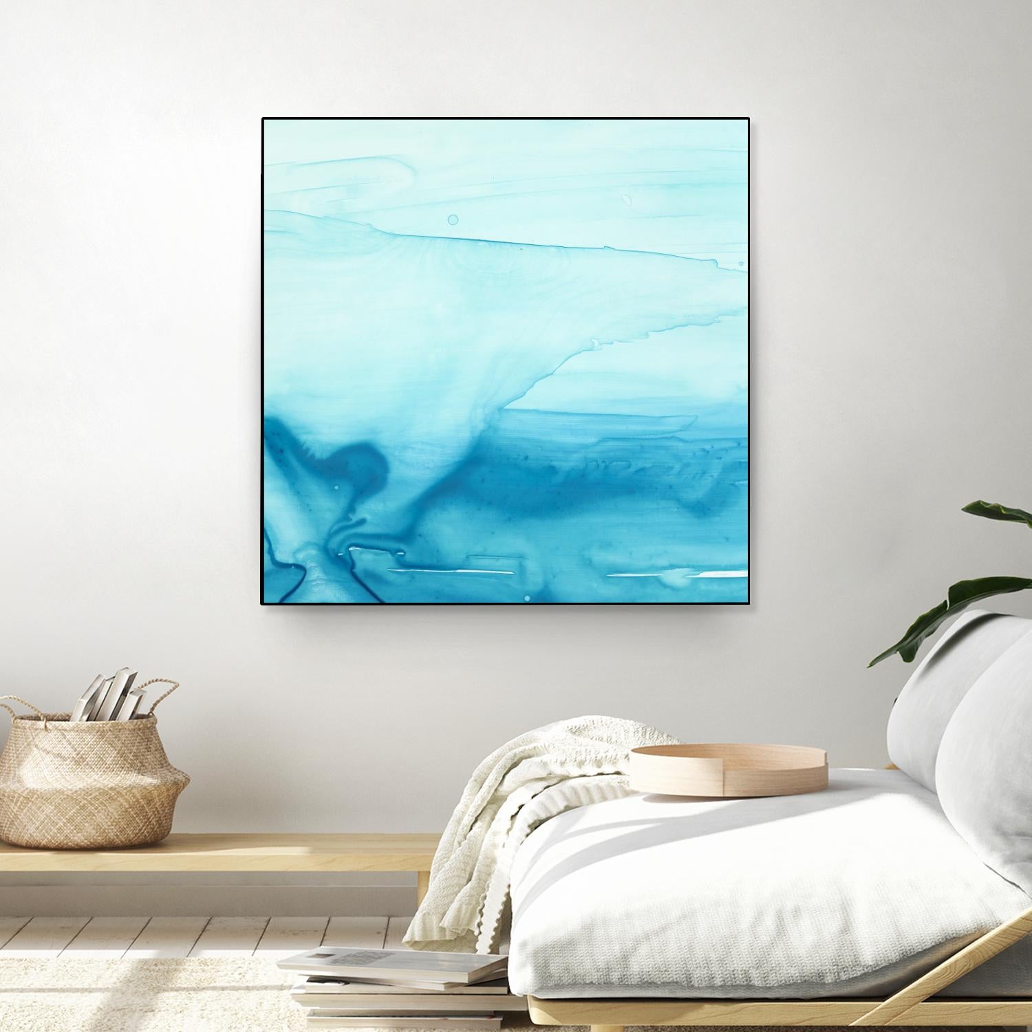 Making Waves I by Ethan Harper on GIANT ART - blue abstract