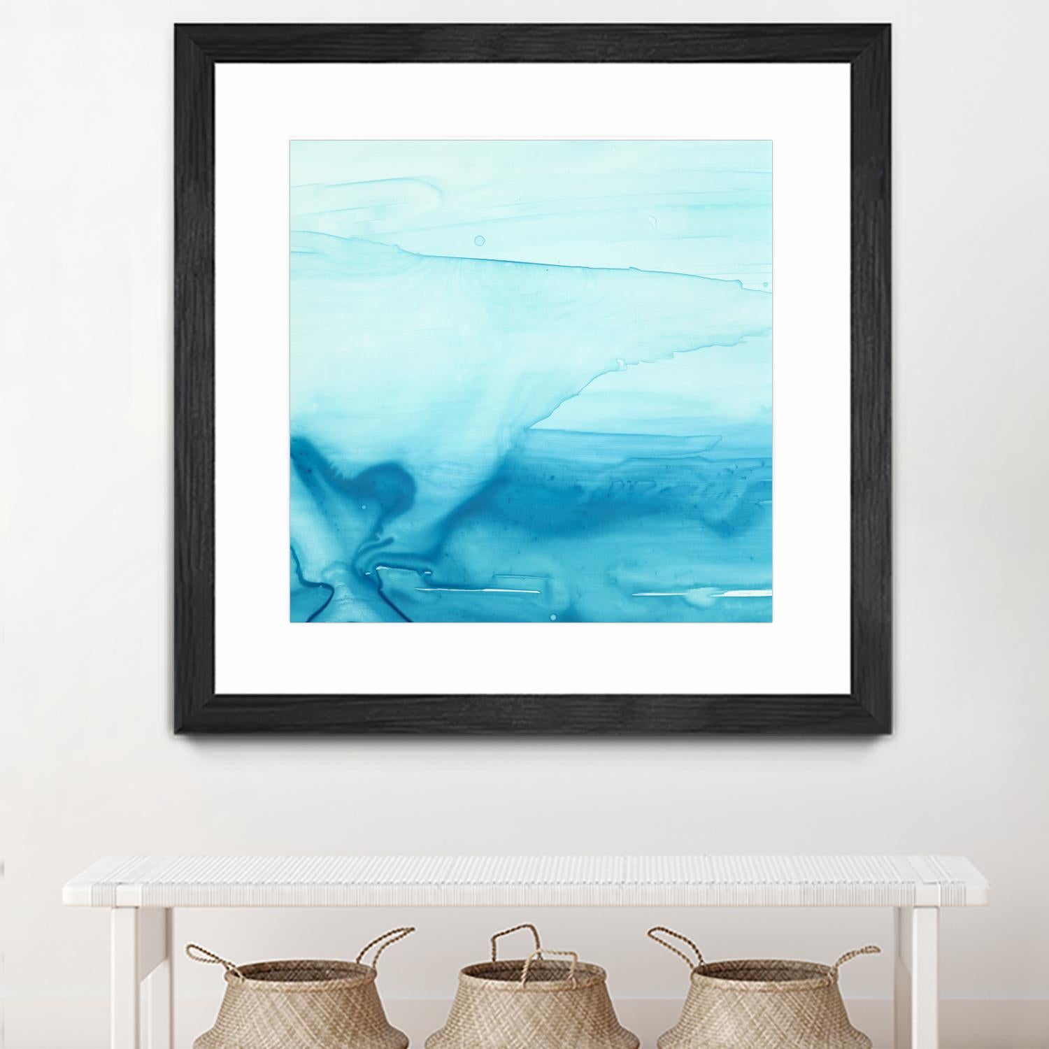 Making Waves I by Ethan Harper on GIANT ART - blue abstract