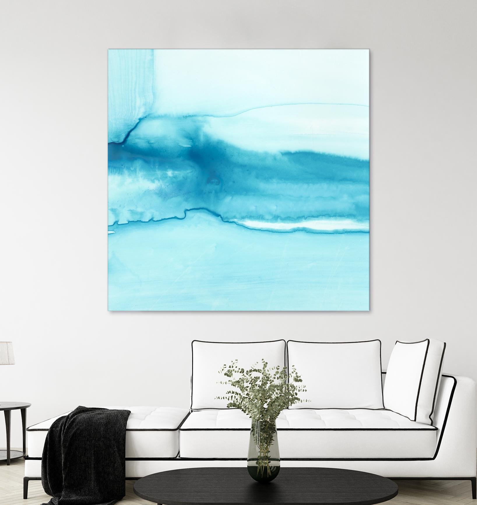 Making Waves III by Ethan Harper on GIANT ART - blue abstract