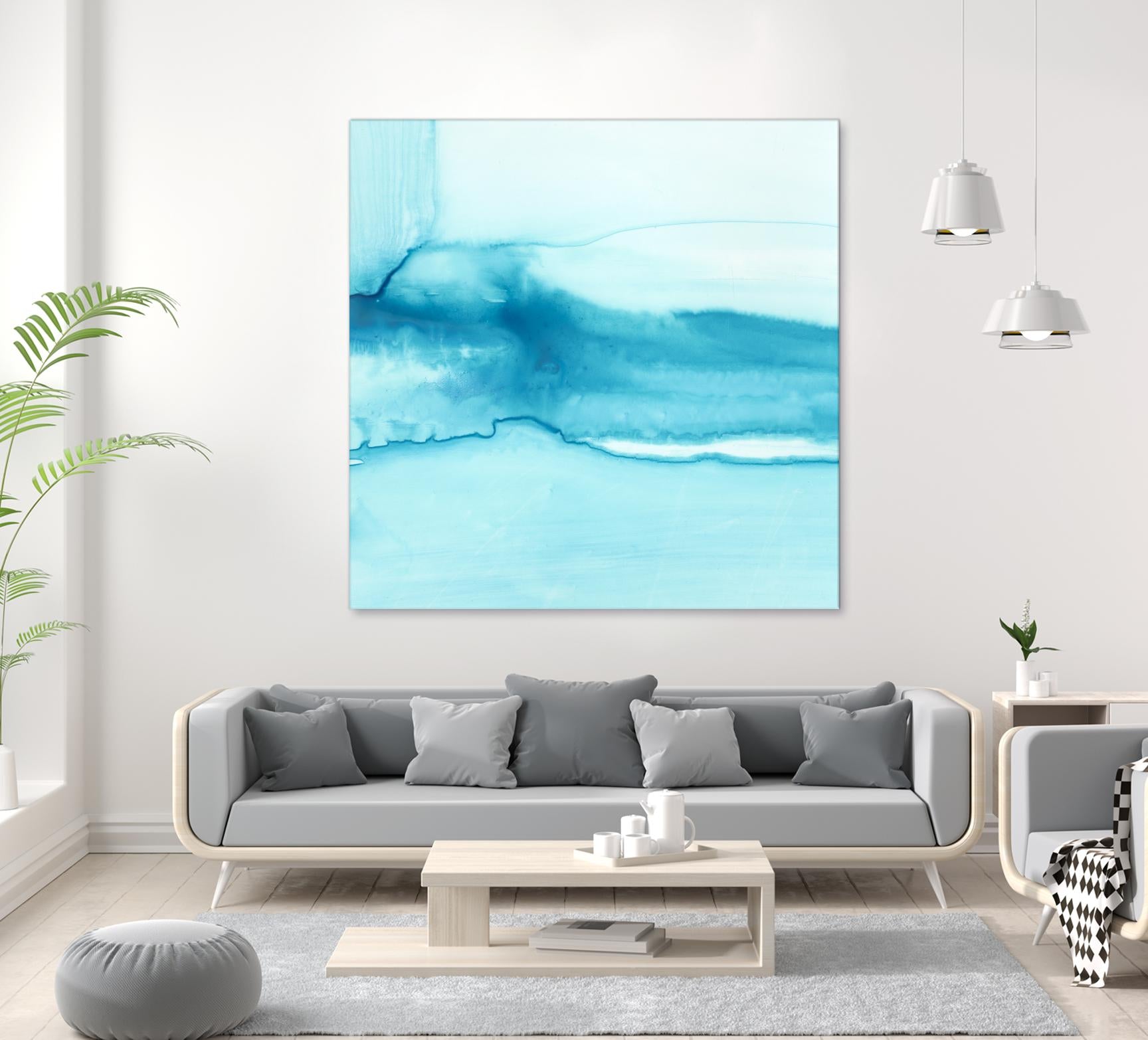 Making Waves III by Ethan Harper on GIANT ART - blue abstract