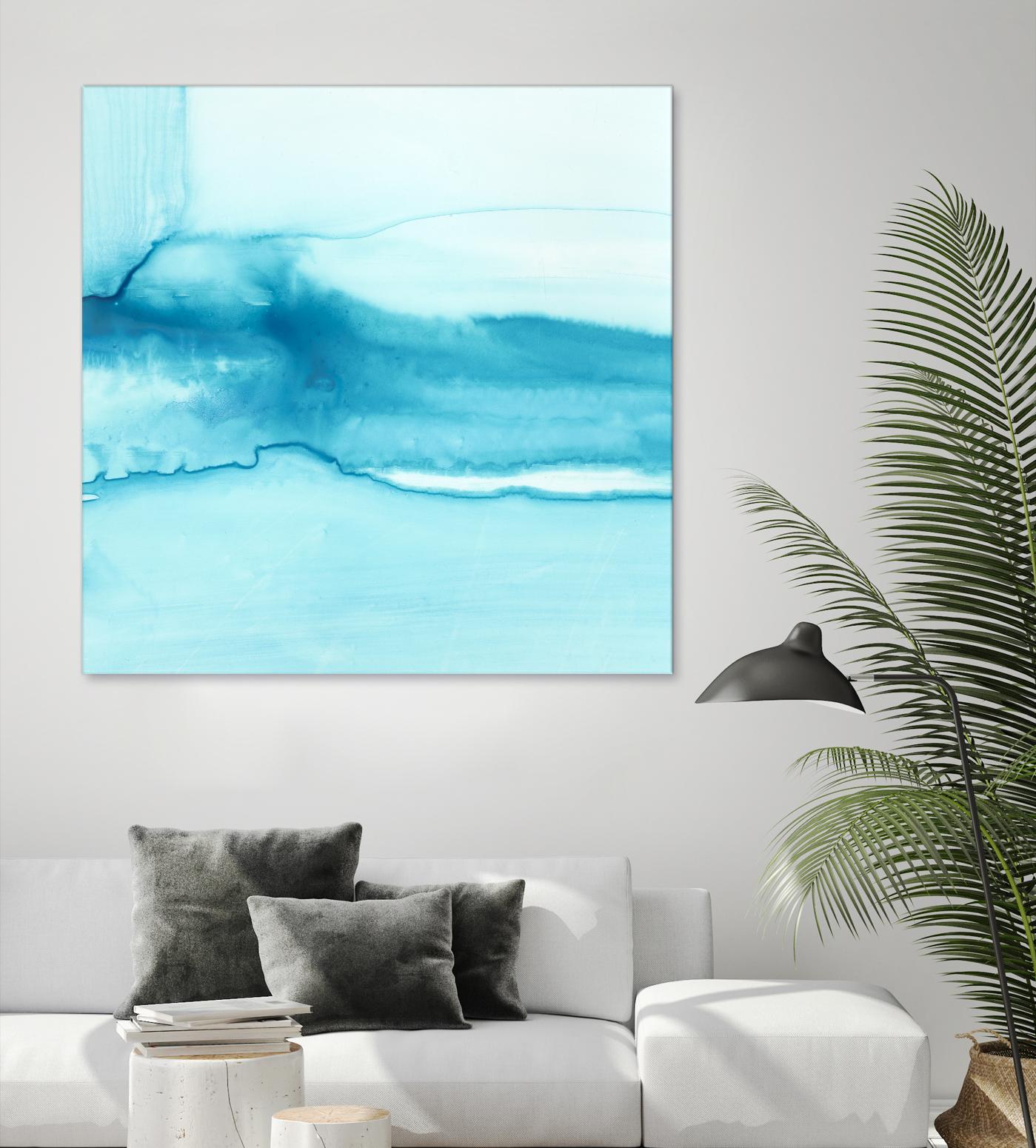 Making Waves III by Ethan Harper on GIANT ART - blue abstract