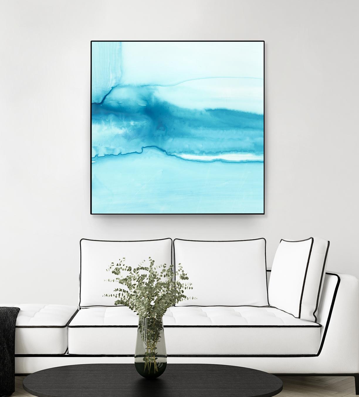 Making Waves III by Ethan Harper on GIANT ART - blue abstract