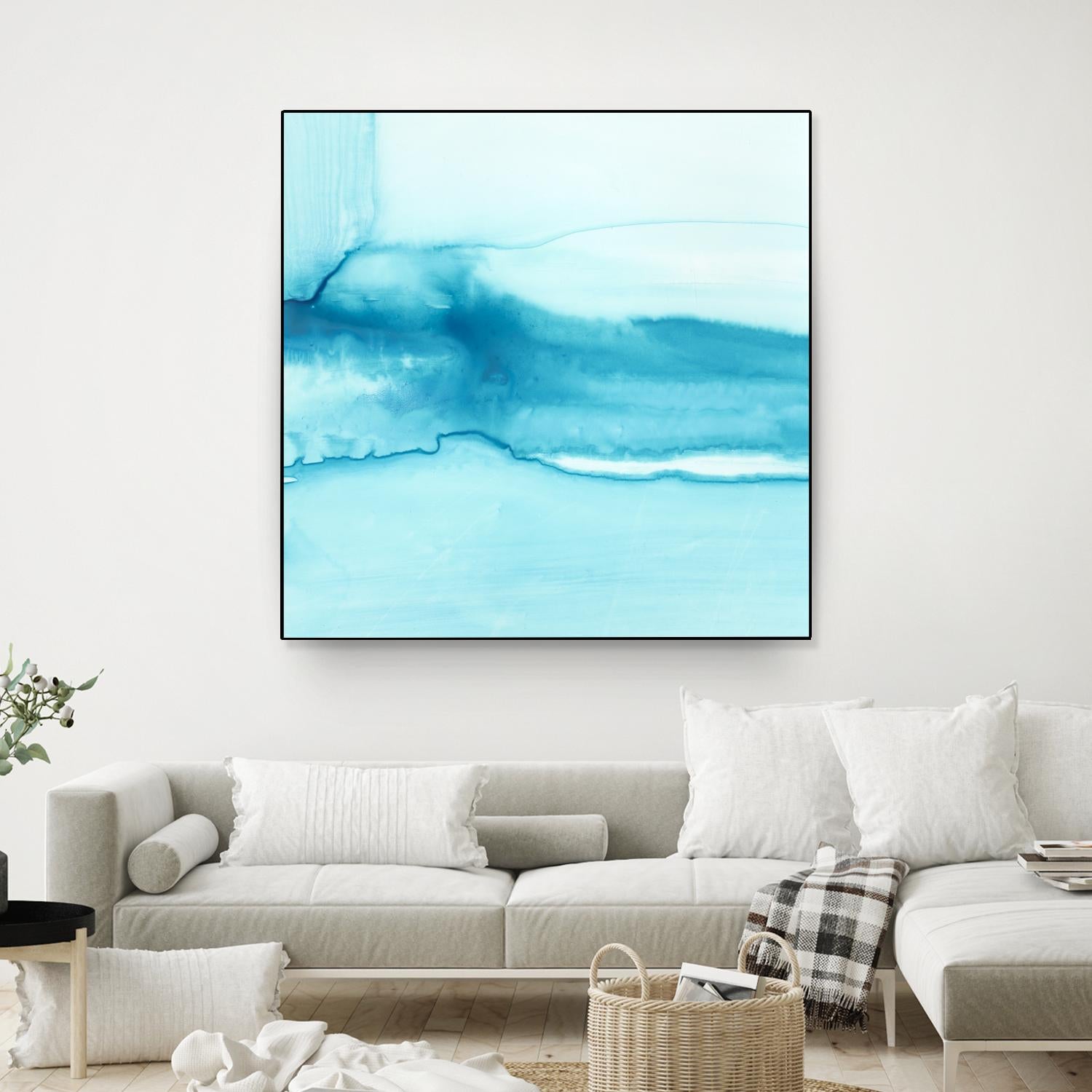 Making Waves III by Ethan Harper on GIANT ART - blue abstract