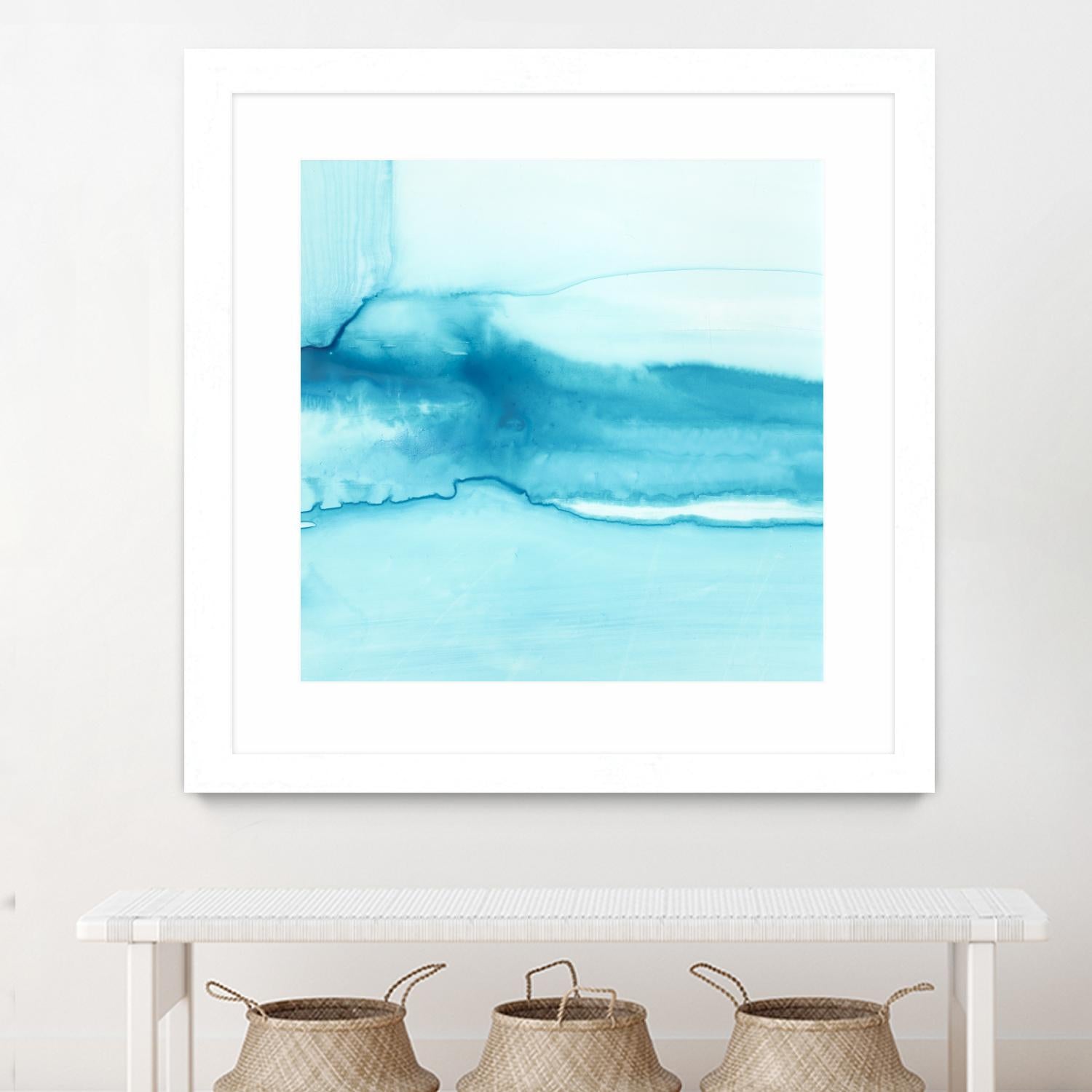 Making Waves III by Ethan Harper on GIANT ART - blue abstract