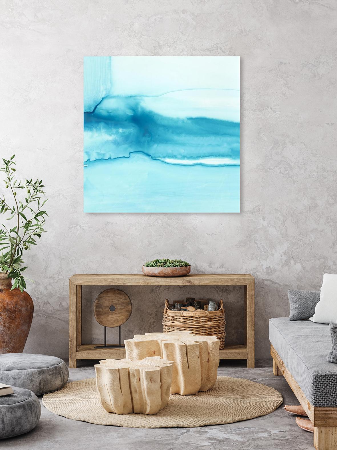 Making Waves III by Ethan Harper on GIANT ART - blue abstract