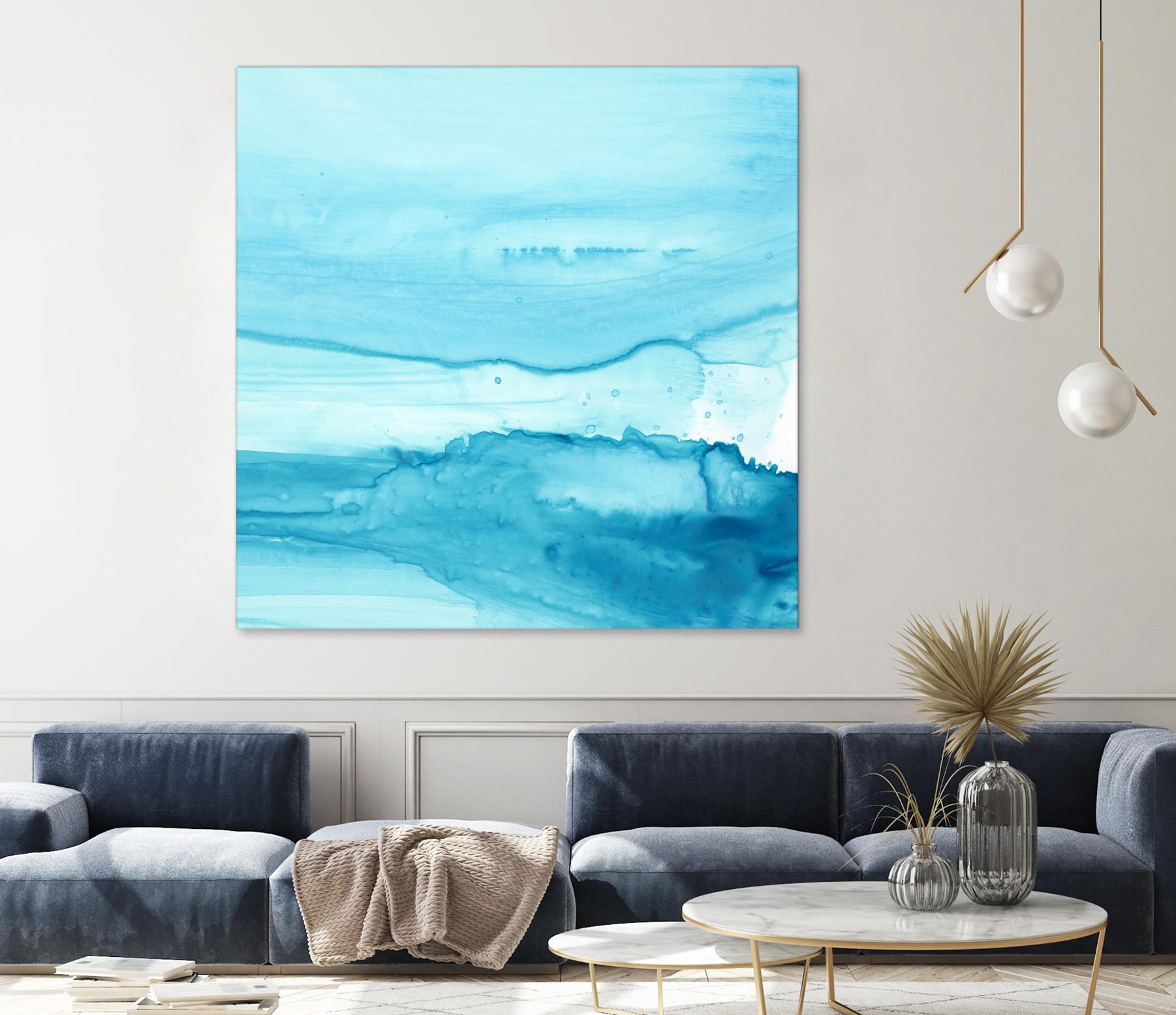 Making Waves IV by Ethan Harper on GIANT ART - blue abstract