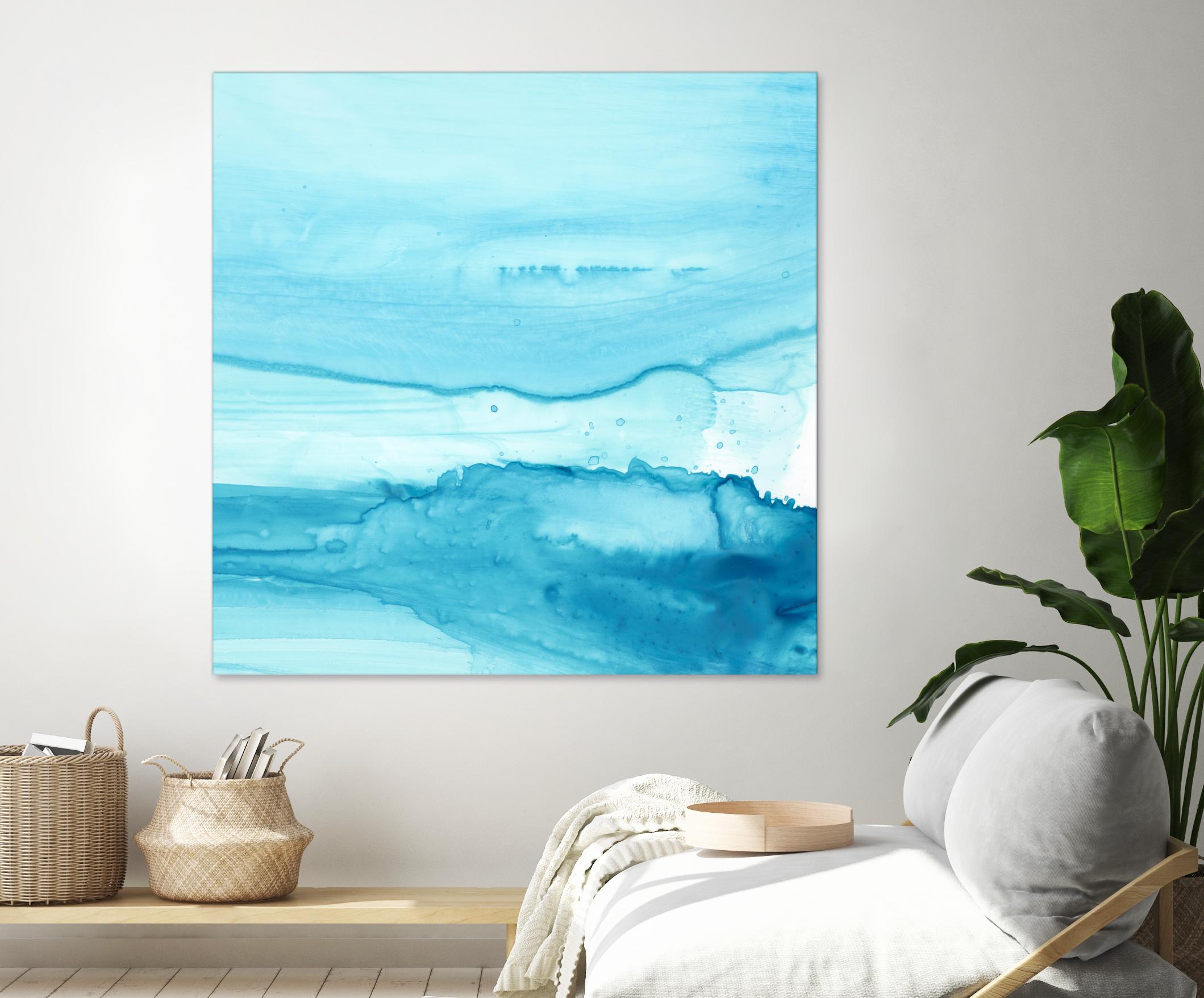 Making Waves IV by Ethan Harper on GIANT ART - blue abstract