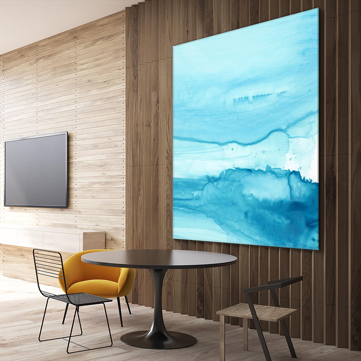Making Waves IV by Ethan Harper on GIANT ART - blue abstract