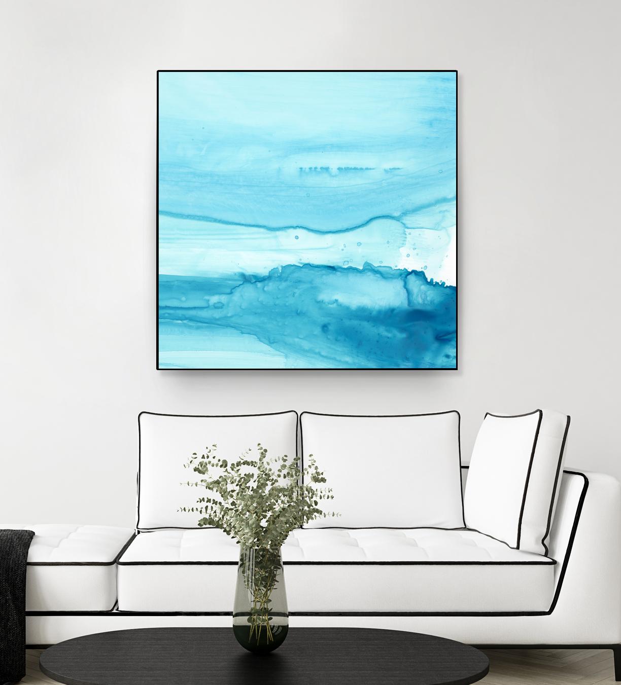 Making Waves IV by Ethan Harper on GIANT ART - blue abstract
