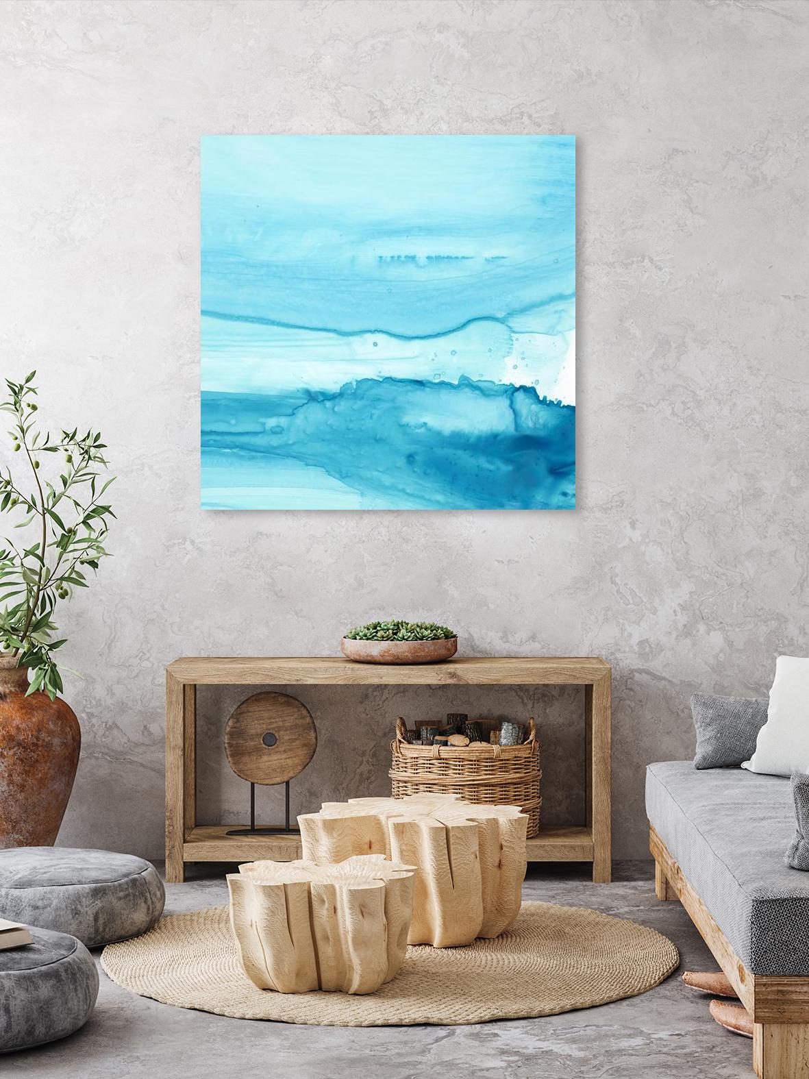 Making Waves IV by Ethan Harper on GIANT ART - blue abstract