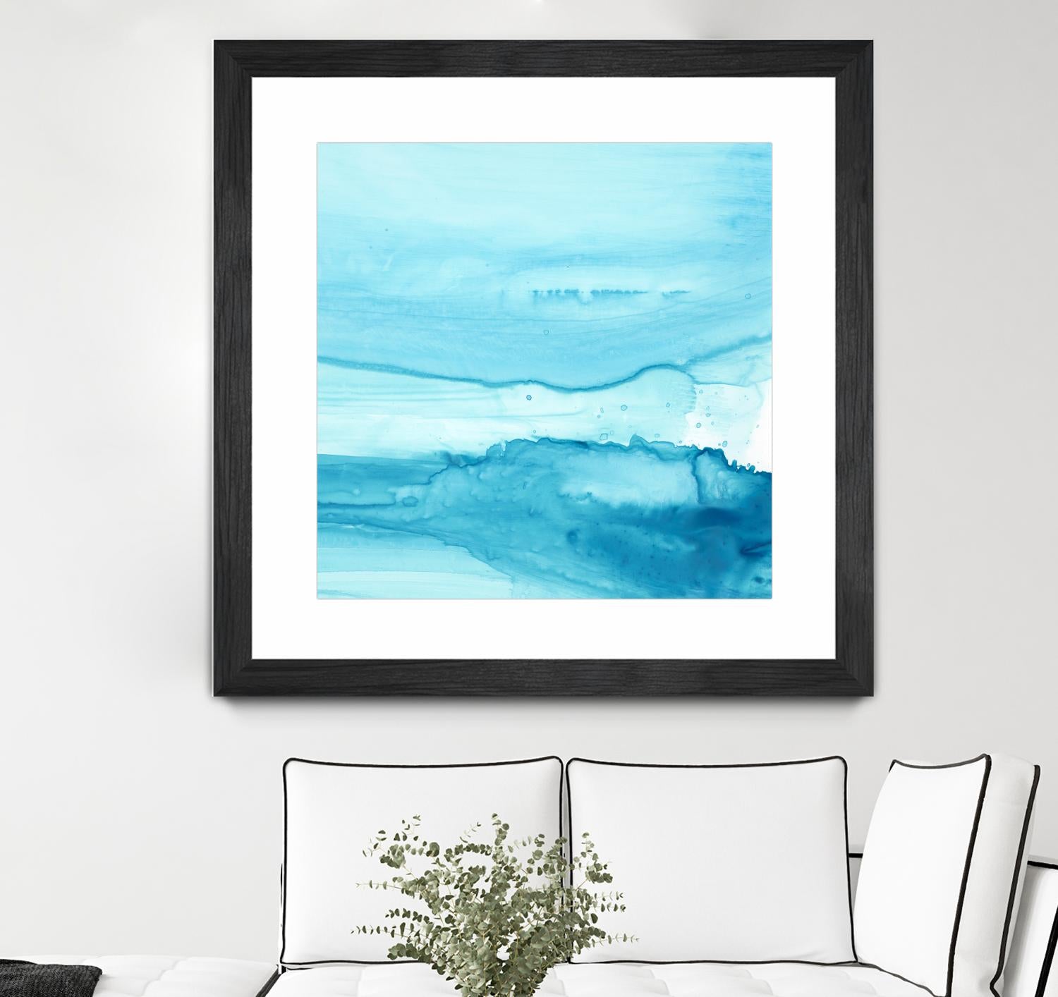 Making Waves IV by Ethan Harper on GIANT ART - blue abstract