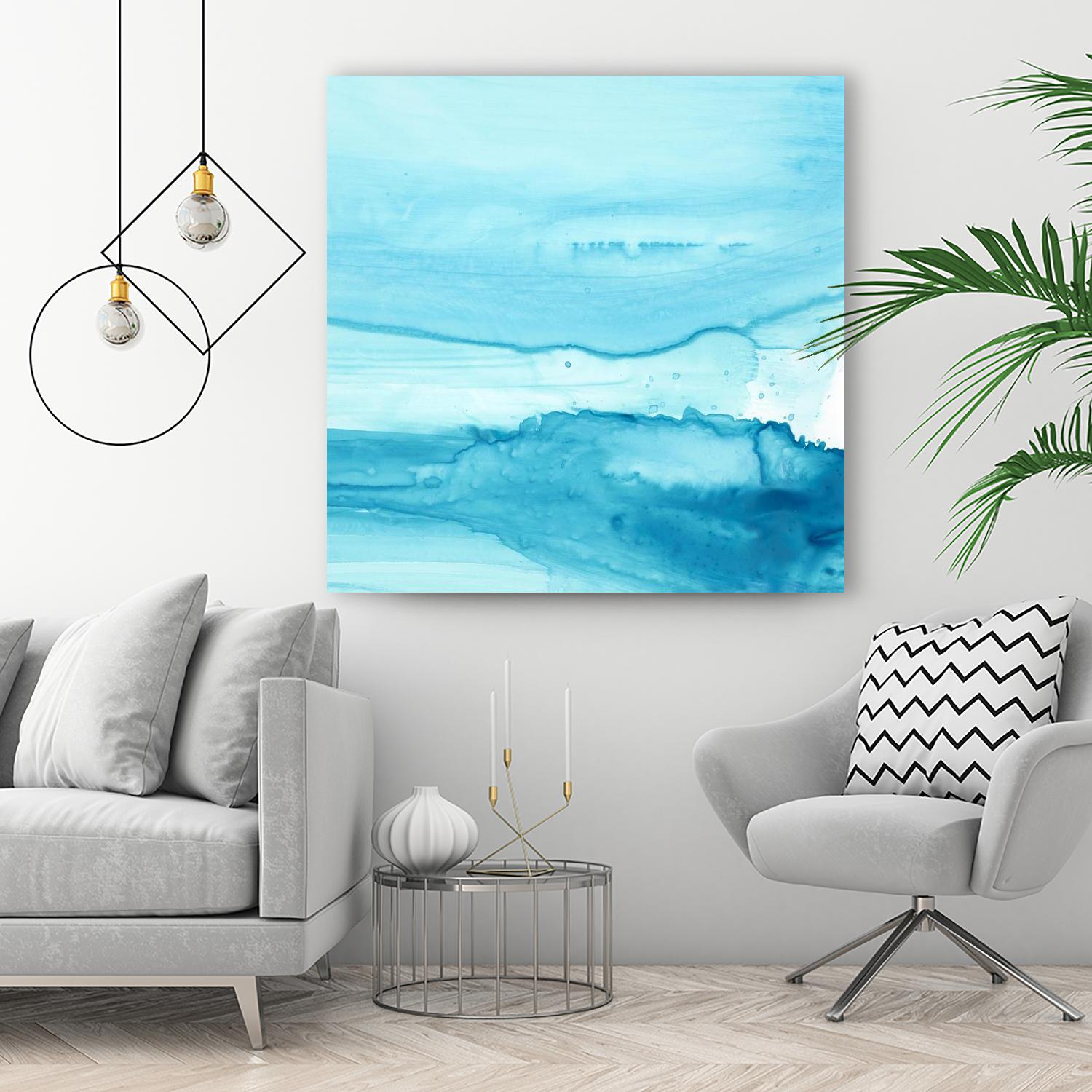 Making Waves IV by Ethan Harper on GIANT ART - blue abstract