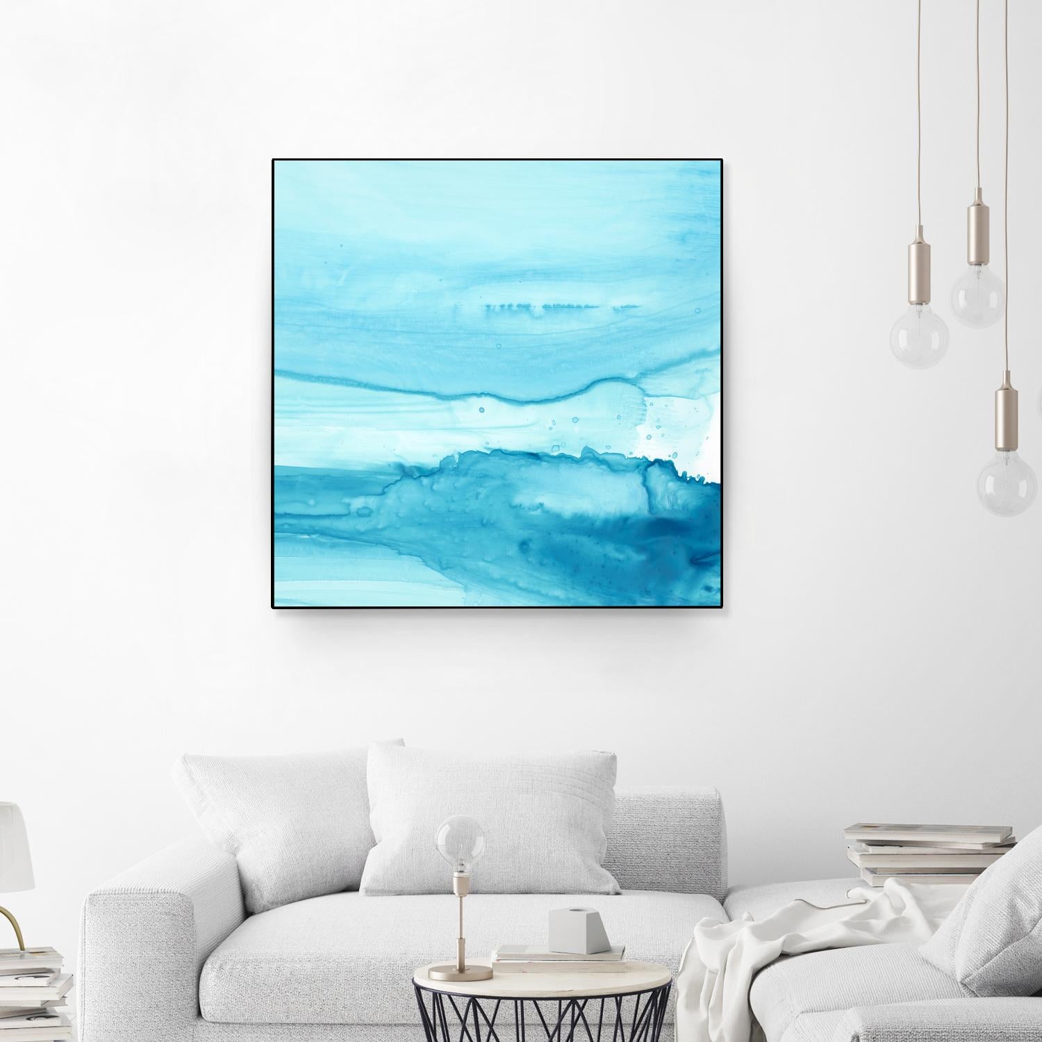 Making Waves IV by Ethan Harper on GIANT ART - blue abstract