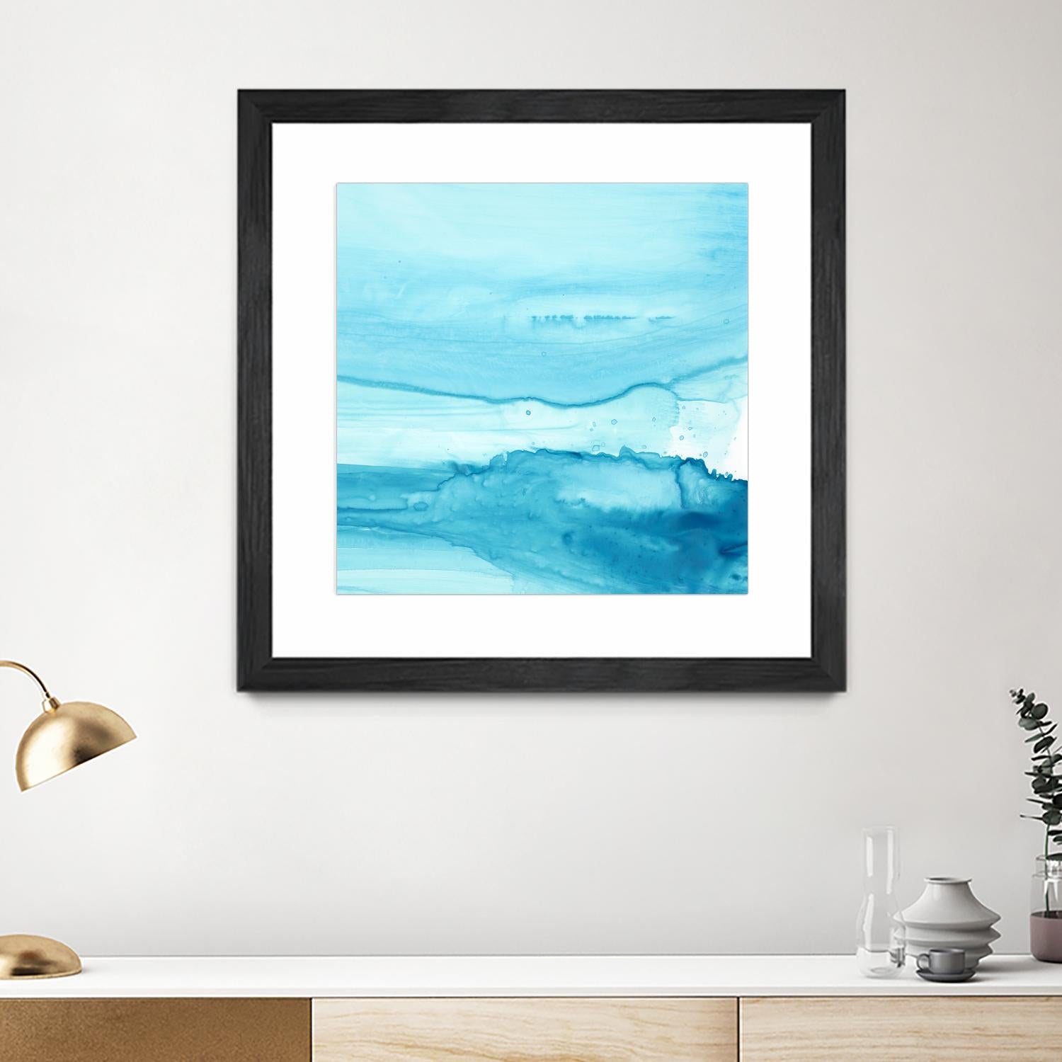 Making Waves IV by Ethan Harper on GIANT ART - blue abstract