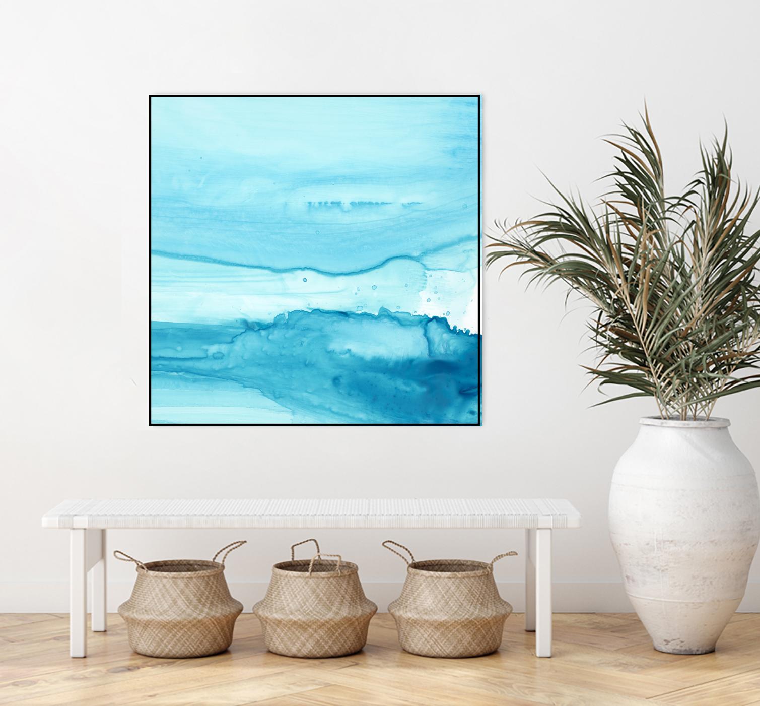 Making Waves IV by Ethan Harper on GIANT ART - blue abstract