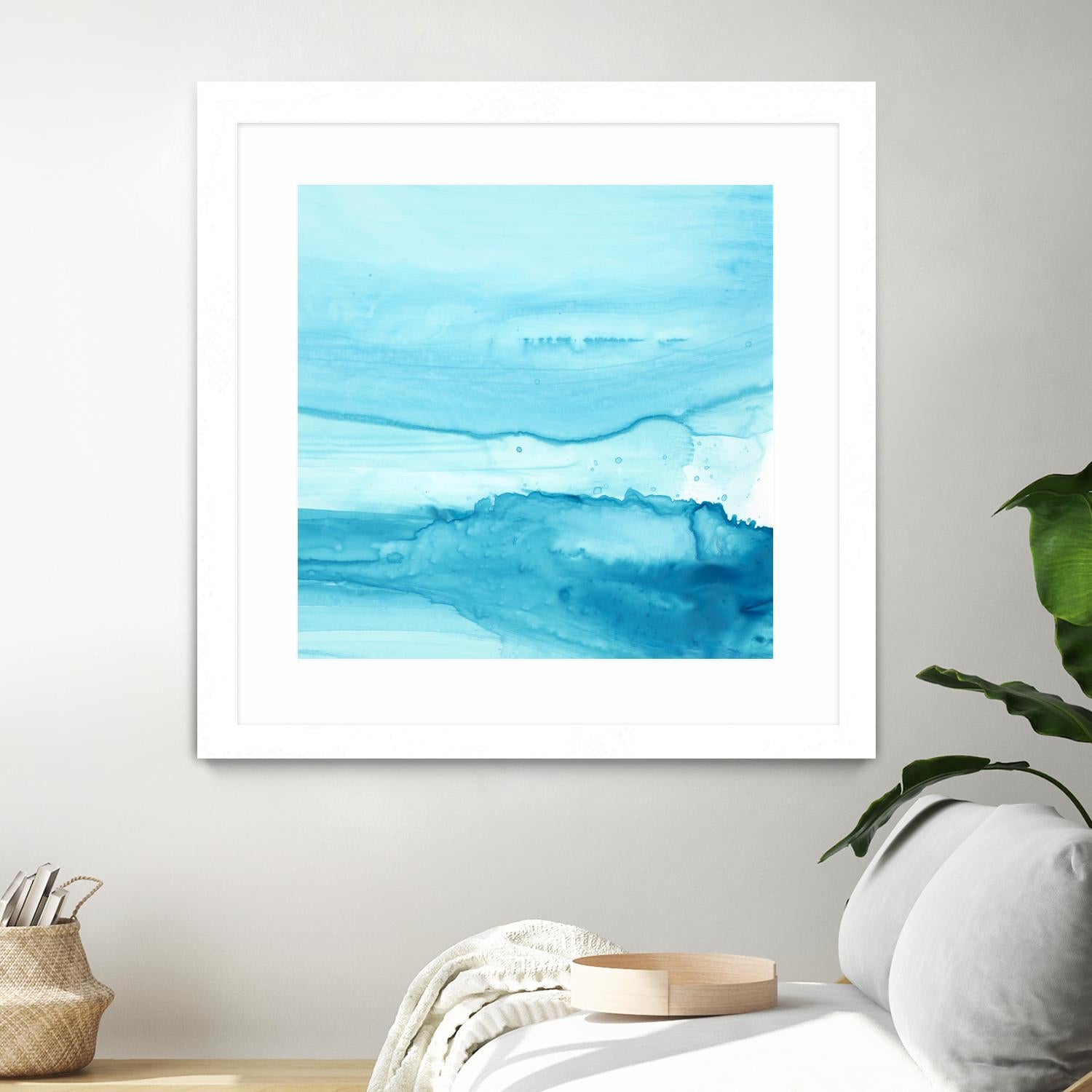 Making Waves IV by Ethan Harper on GIANT ART - blue abstract