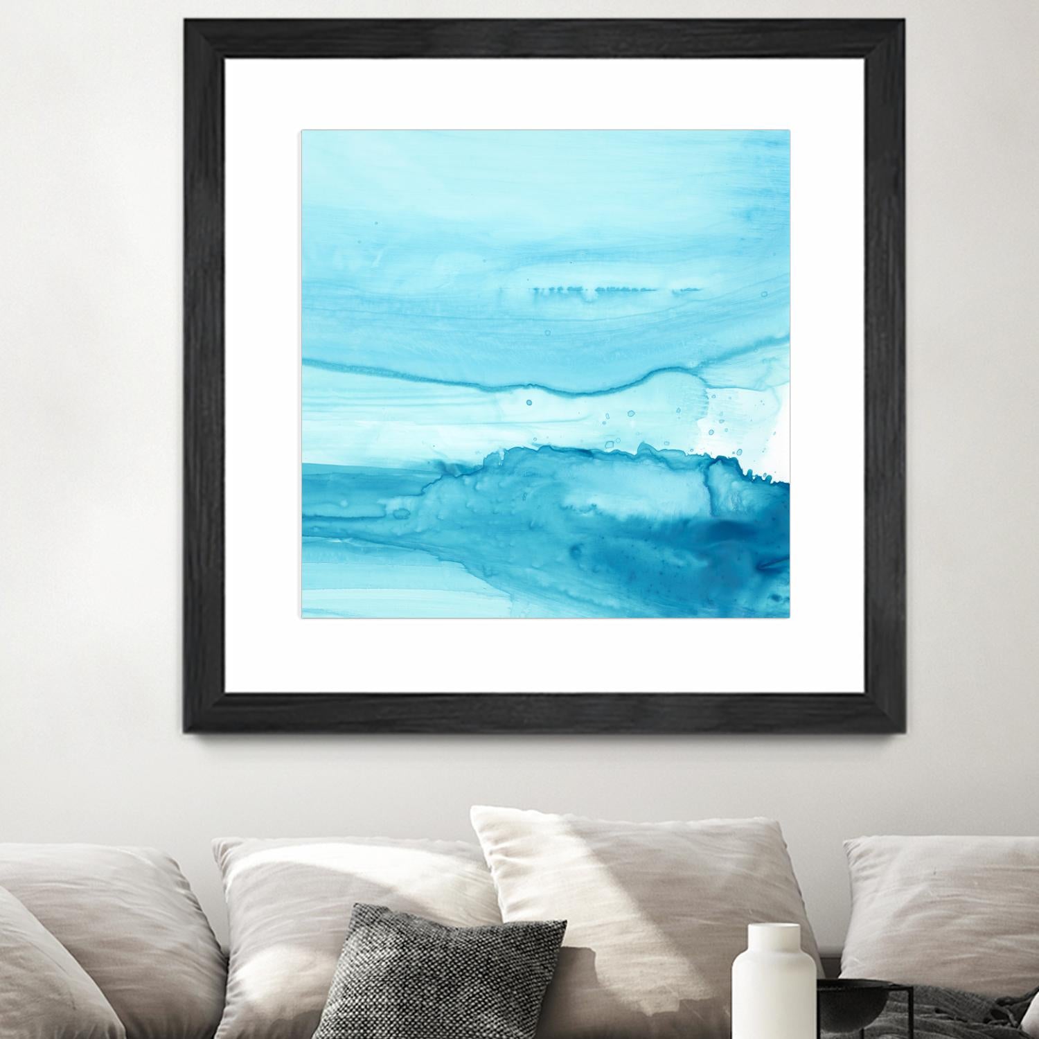 Making Waves IV by Ethan Harper on GIANT ART - blue abstract