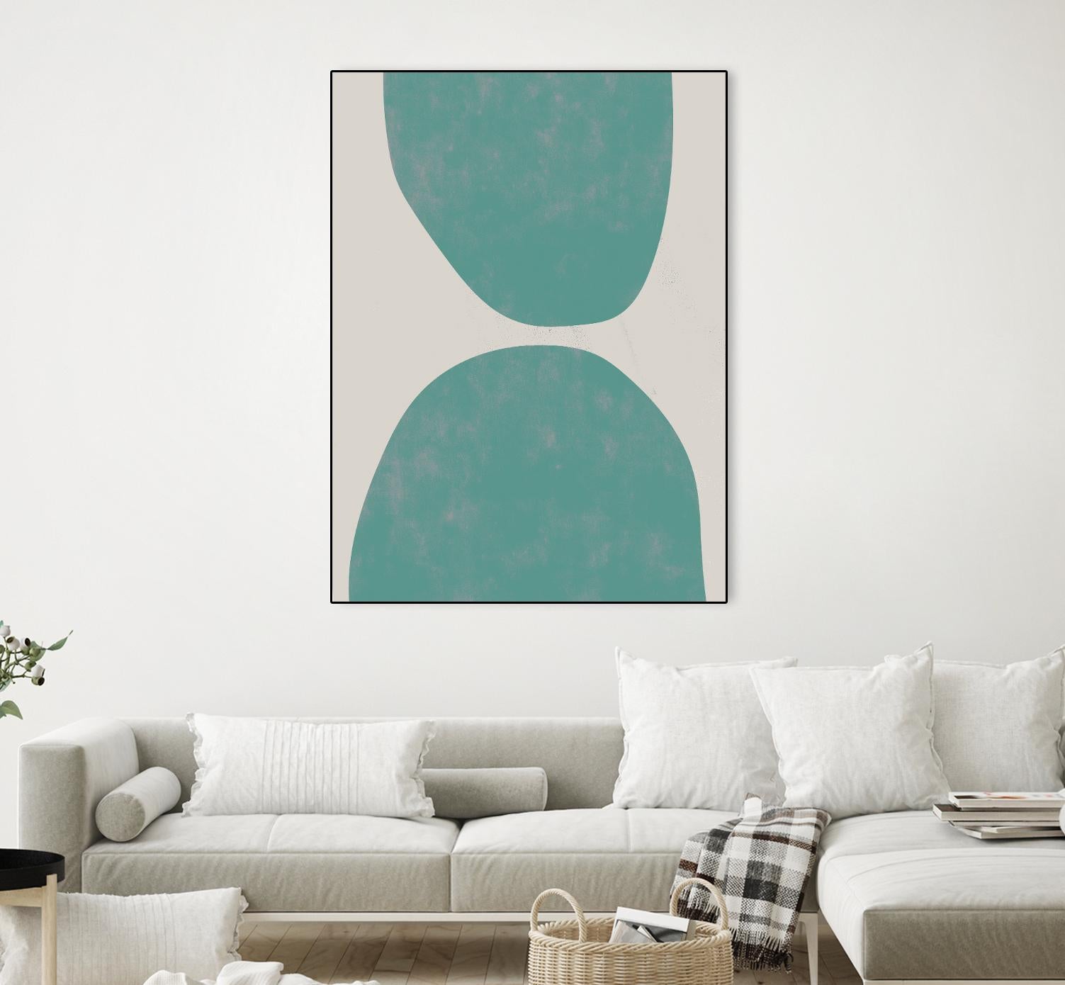 Jet Pack IX by Chariklia Zarris on GIANT ART - blue abstract