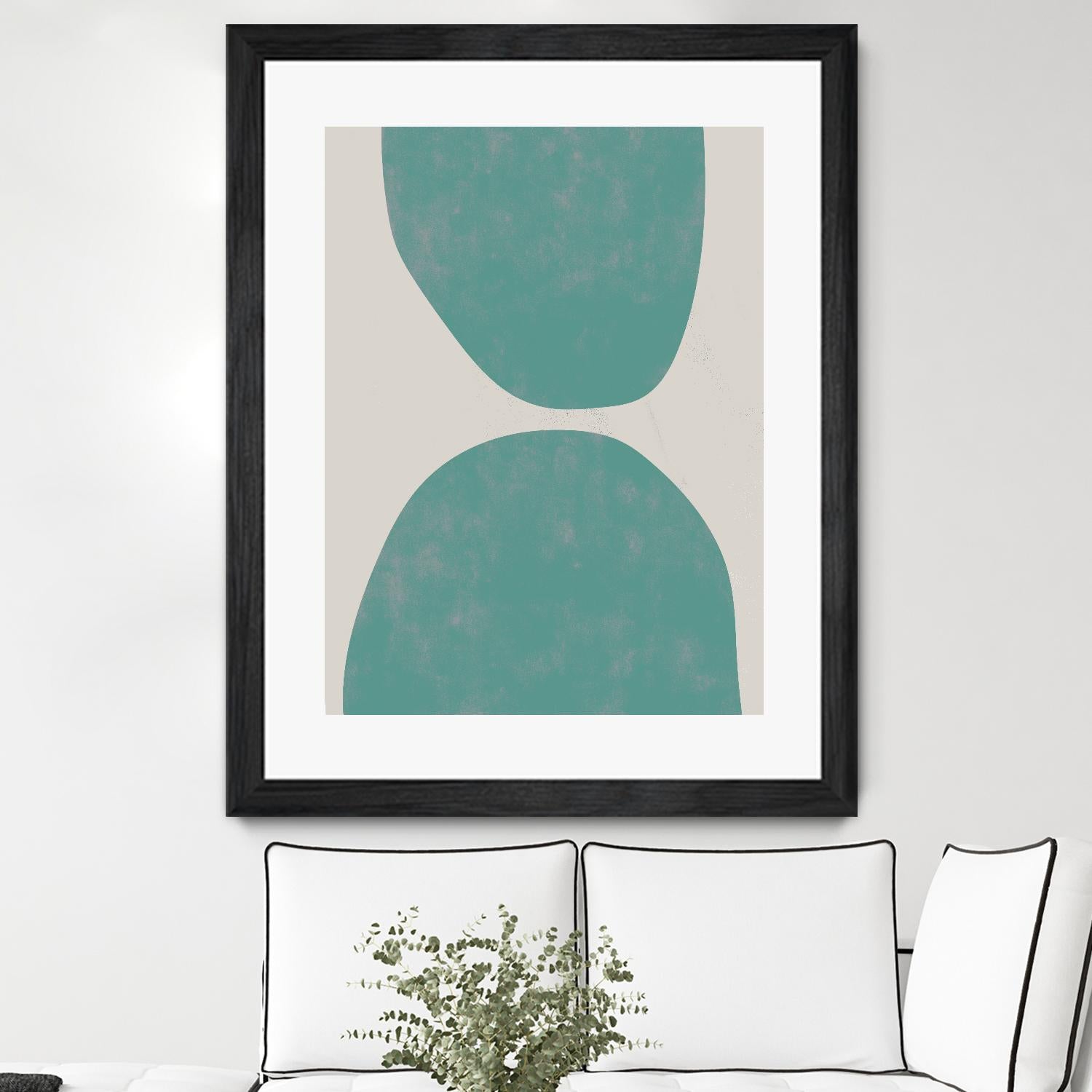 Jet Pack IX by Chariklia Zarris on GIANT ART - blue abstract