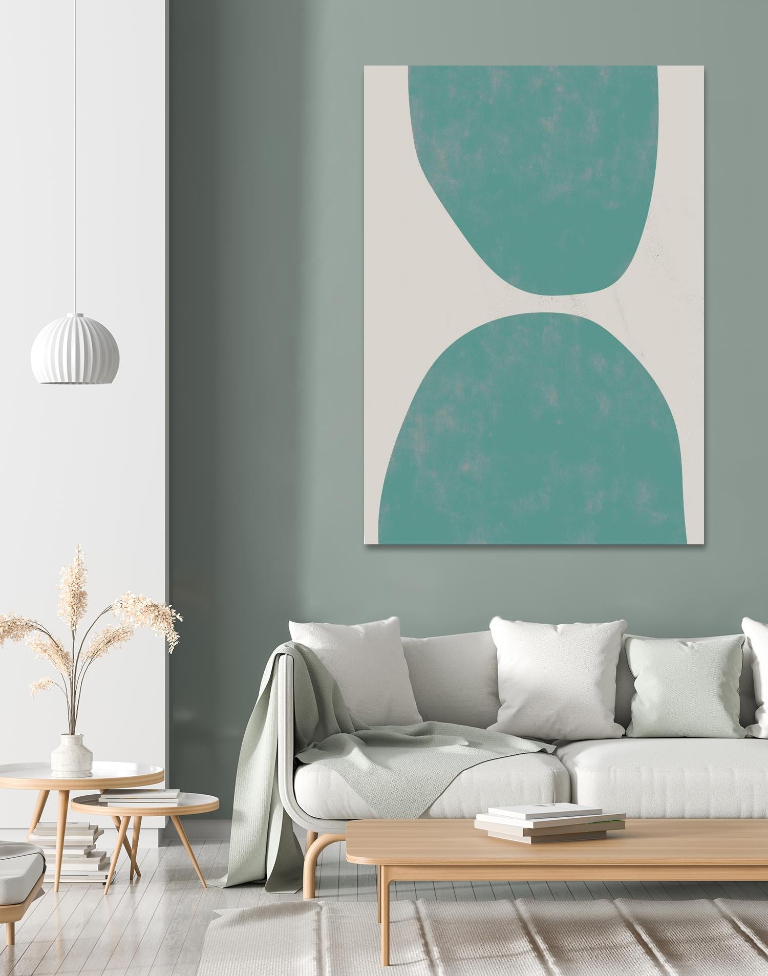 Jet Pack IX by Chariklia Zarris on GIANT ART - blue abstract