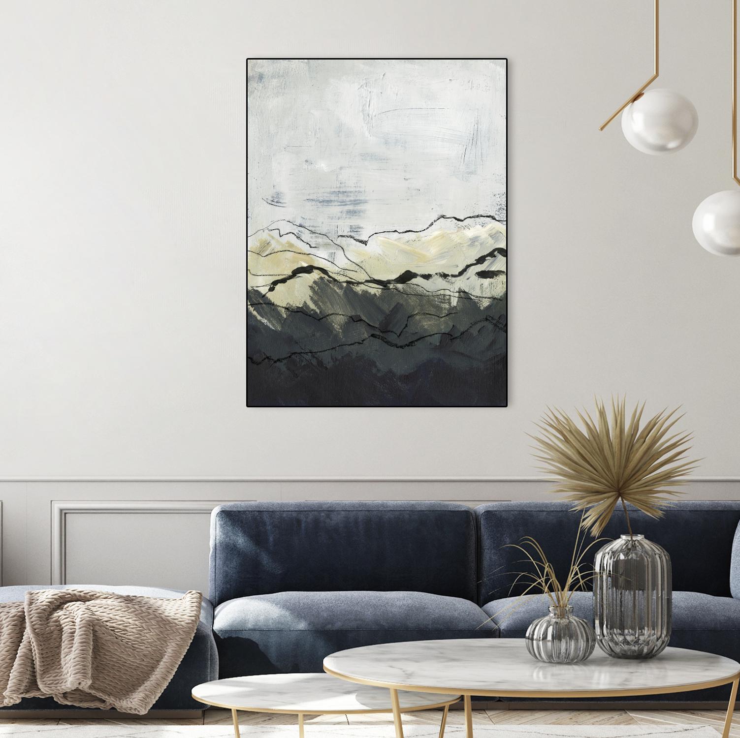 Winter Mountains I by Jennifer Paxton Parker on GIANT ART - abstract