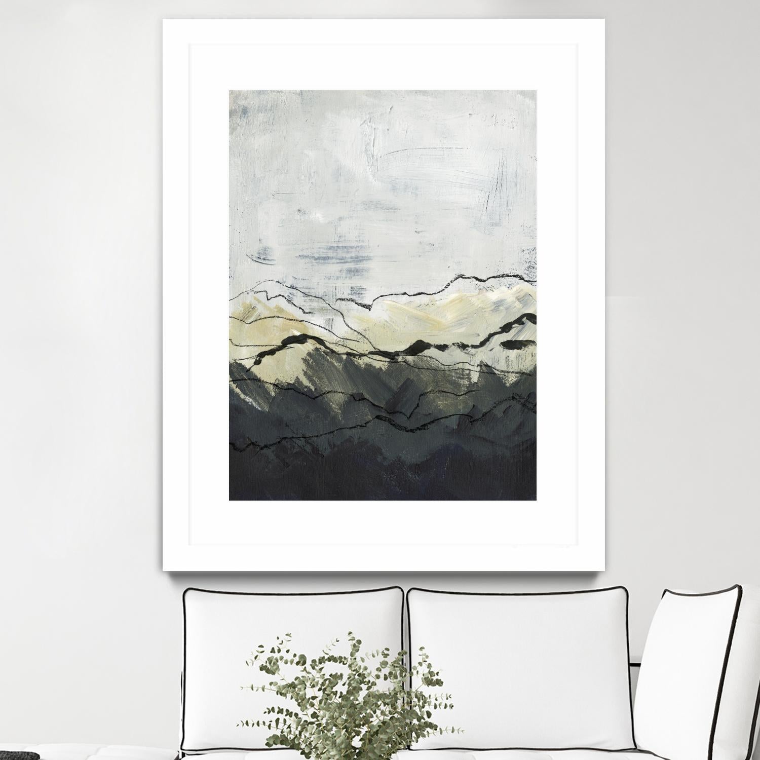 Winter Mountains I by Jennifer Paxton Parker on GIANT ART - abstract