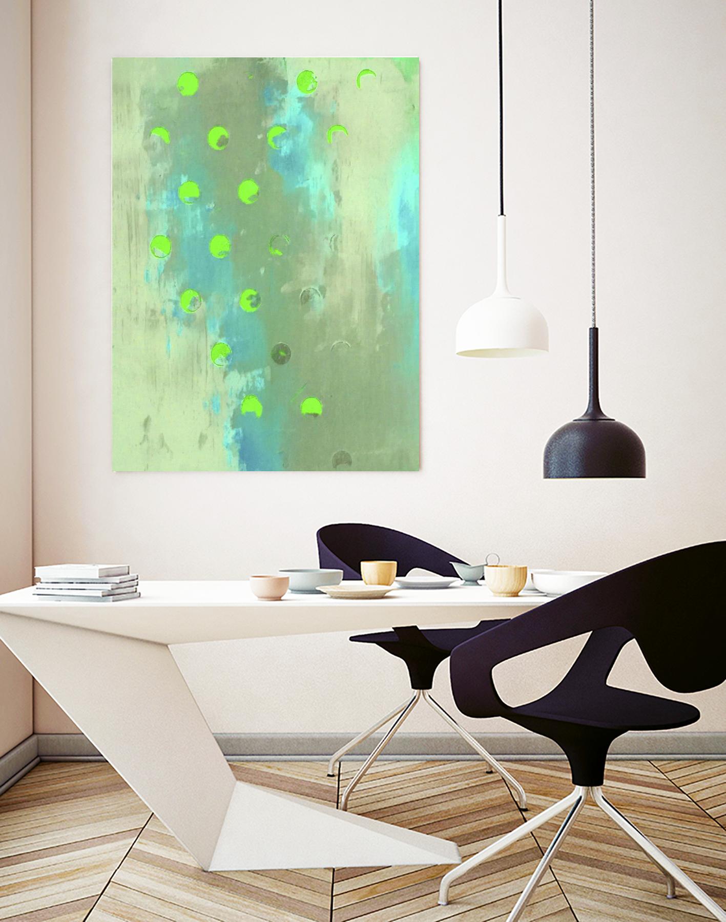 Islander I by Greg Perkins on GIANT ART - green abstract