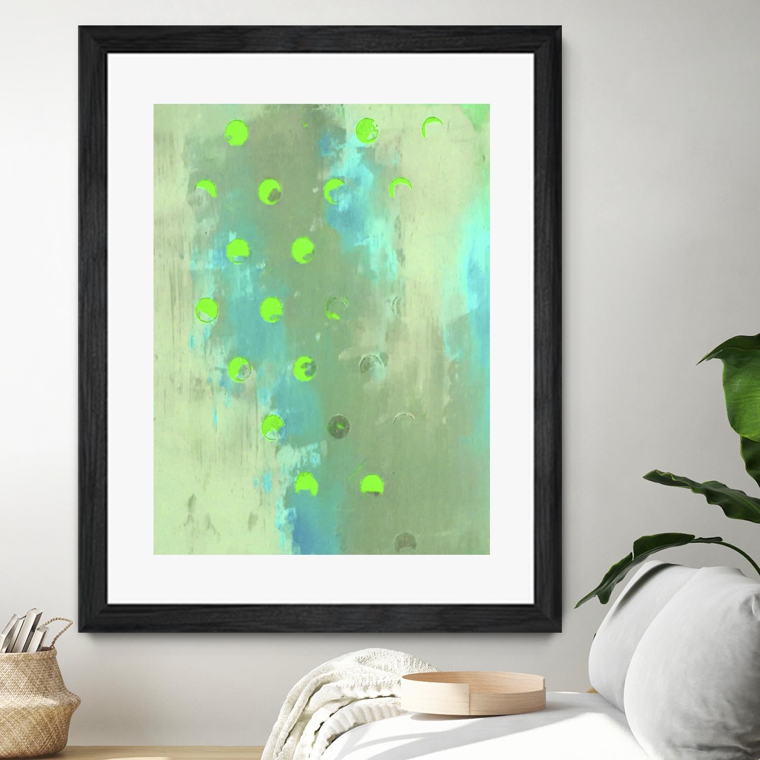 Islander I by Greg Perkins on GIANT ART - green abstract