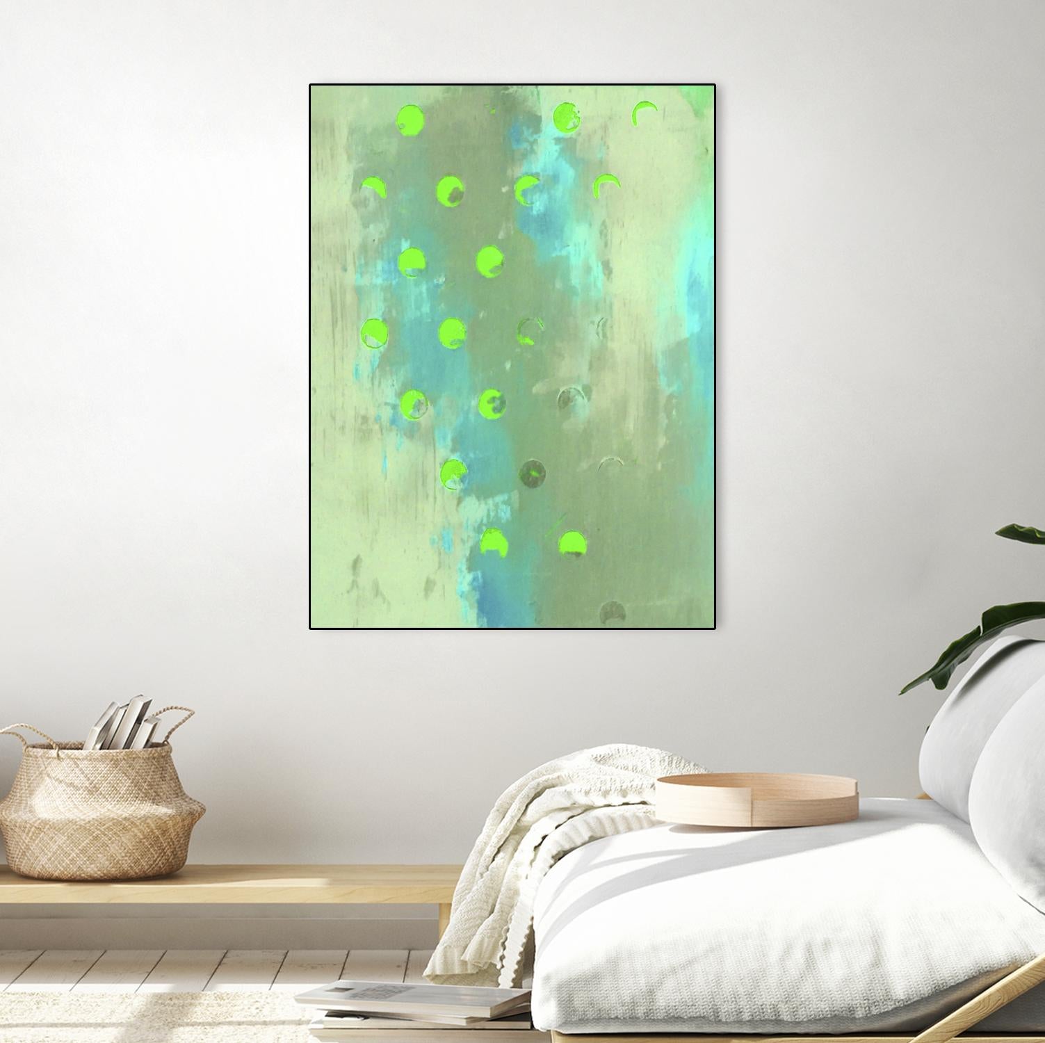 Islander I by Greg Perkins on GIANT ART - green abstract
