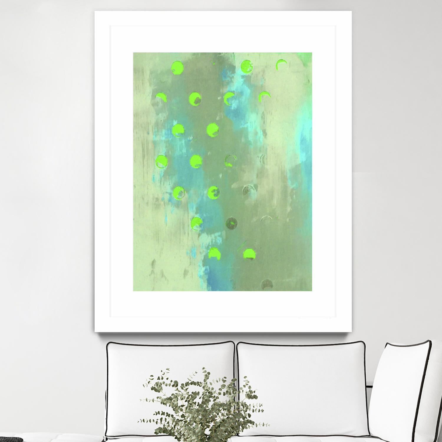 Islander I by Greg Perkins on GIANT ART - green abstract