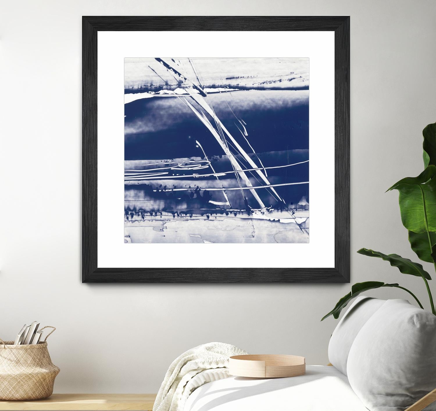 Alternating Current II by Ethan Harper on GIANT ART - blue abstract