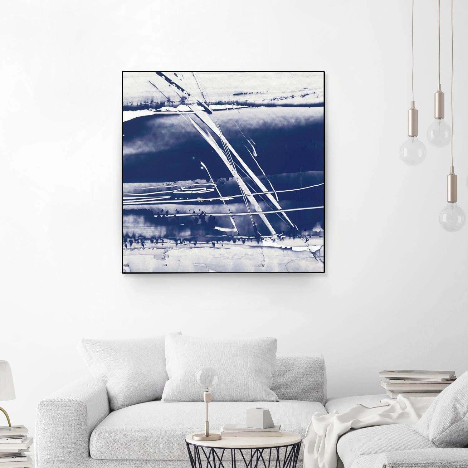 Alternating Current II by Ethan Harper on GIANT ART - blue abstract