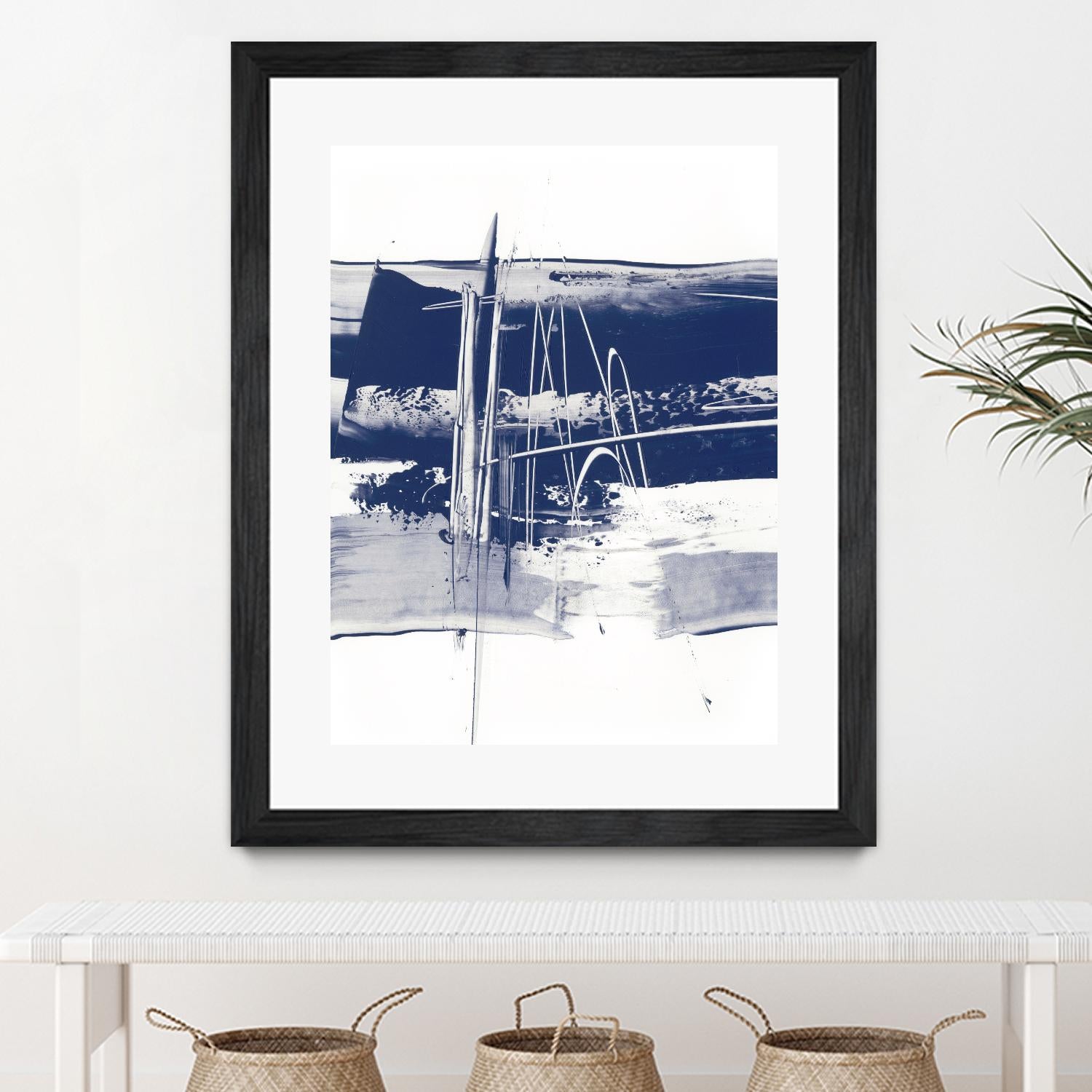 Alternating Current III by Ethan Harper on GIANT ART - blue abstract