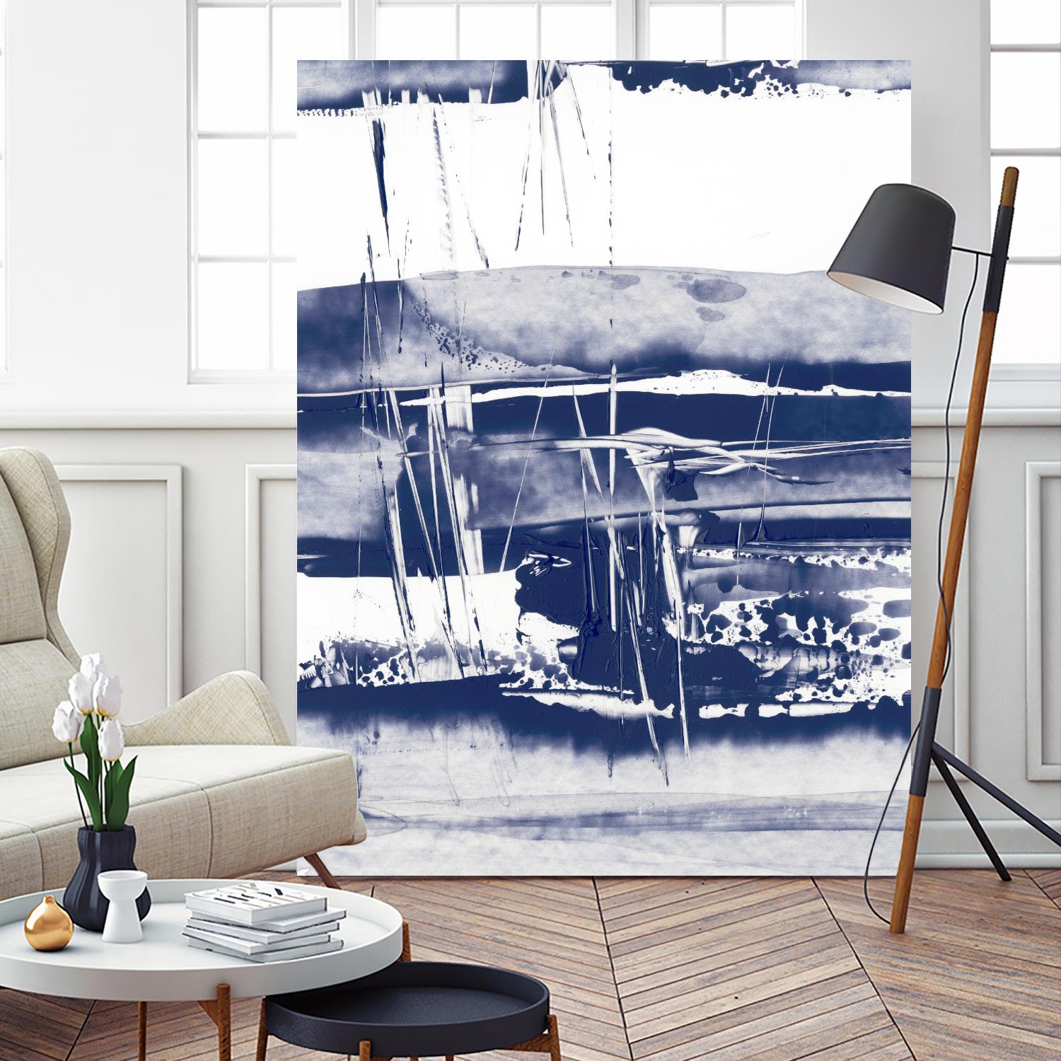 Alternating Current VI by Ethan Harper on GIANT ART - blue abstract