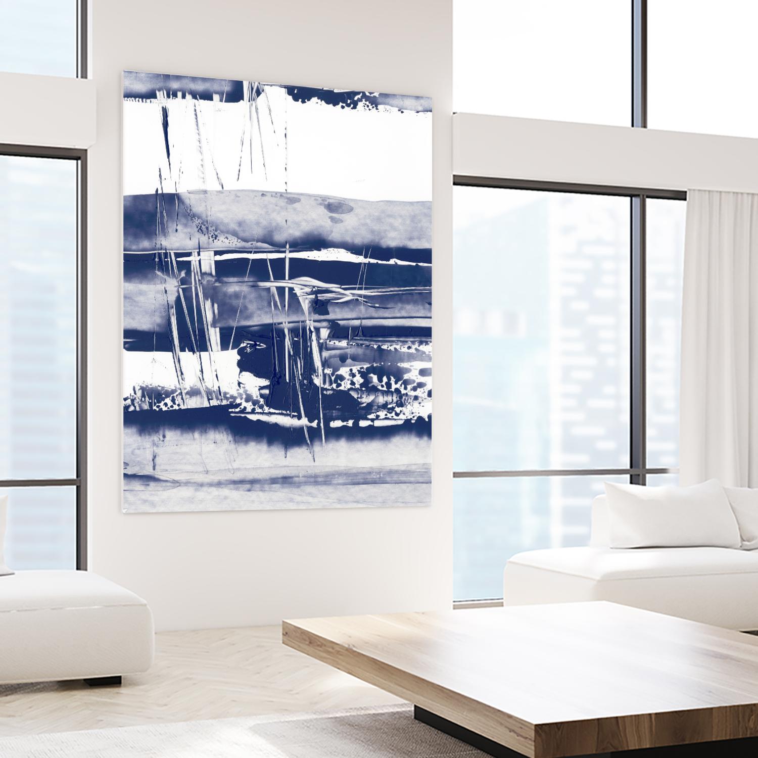 Alternating Current VI by Ethan Harper on GIANT ART - blue abstract