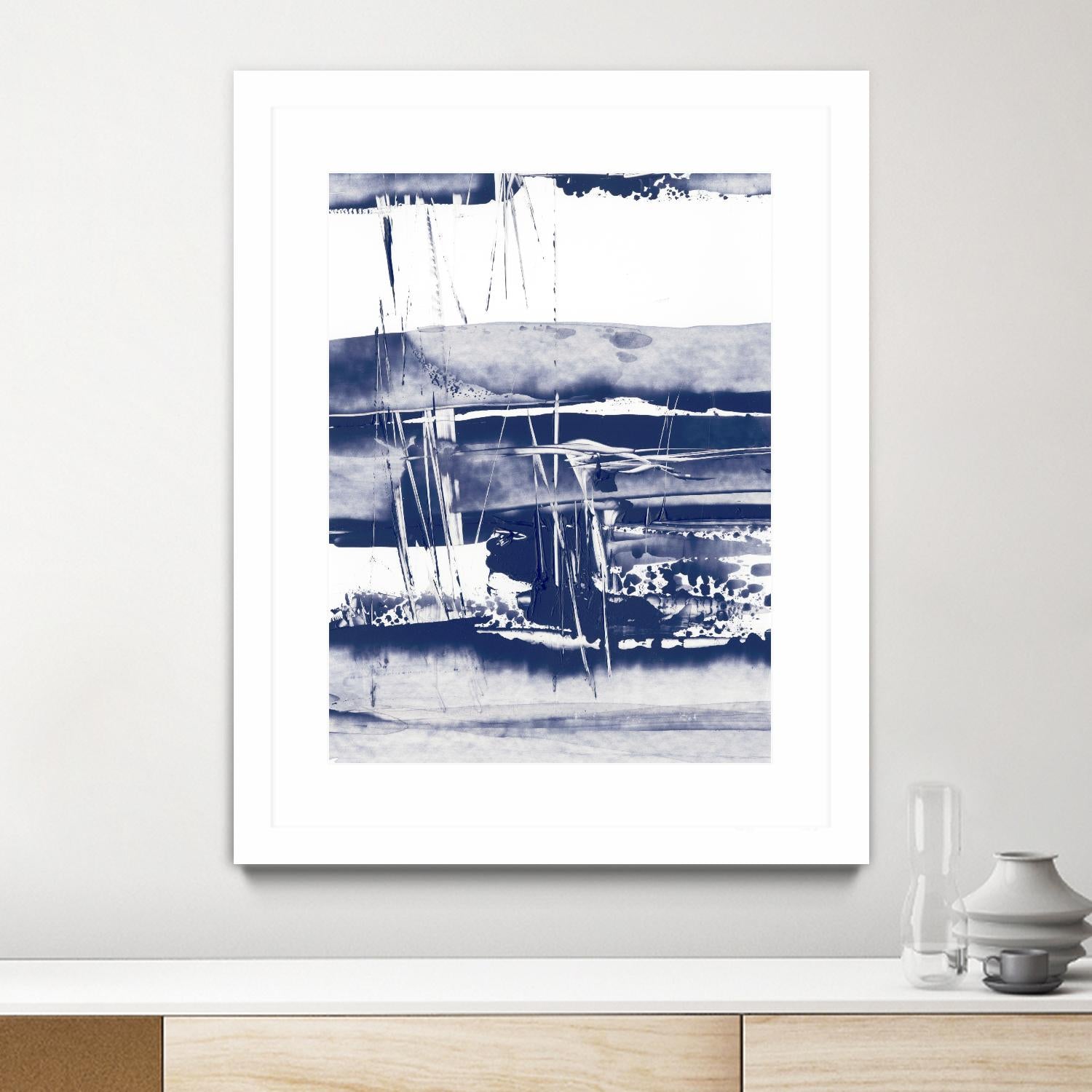 Alternating Current VI by Ethan Harper on GIANT ART - blue abstract