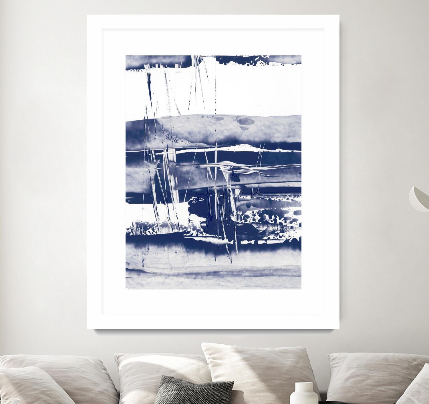 Alternating Current VI by Ethan Harper on GIANT ART - blue abstract