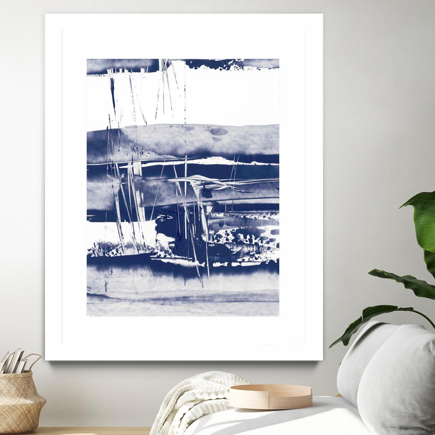 Alternating Current VI by Ethan Harper on GIANT ART - blue abstract